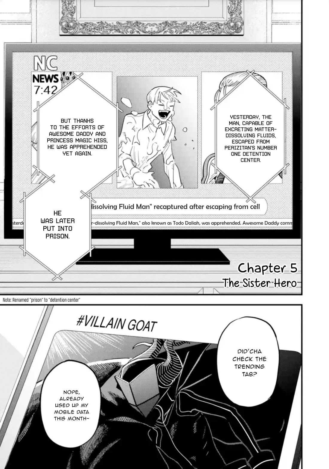 The Great Villainous Boy Chapter 5 page 2 - Chapter 5: The Sister Hero