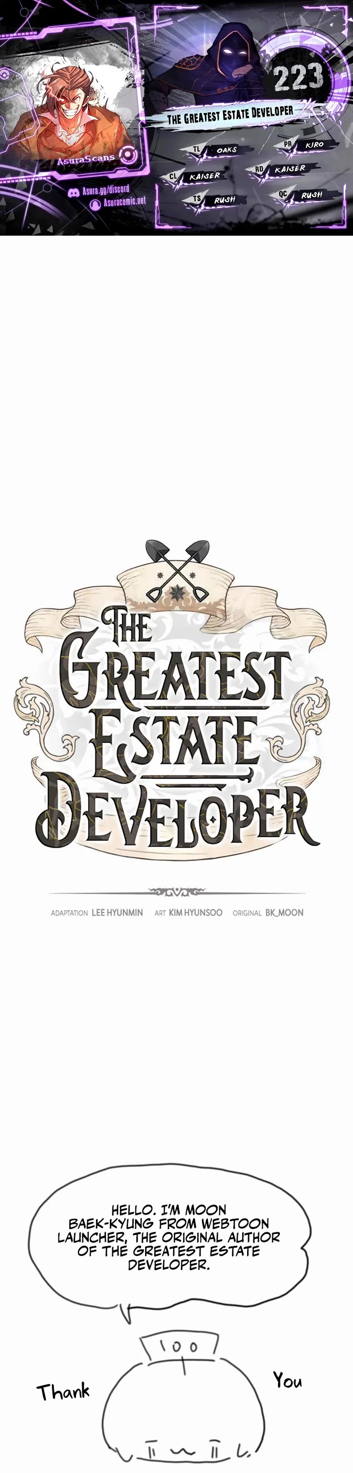 The Greatest Estate Developer Chapter 223 page 1 - Chapter 223 (Author Review)