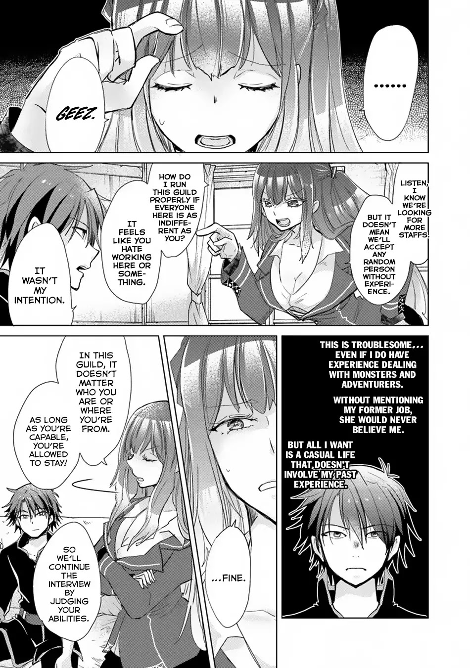 The Guild Official With The Out-of-the-Way Skill “Shadowy” Is, In Fact, The Legendary Assassin Chapter 1.2 page 14 - Chapter 1.2