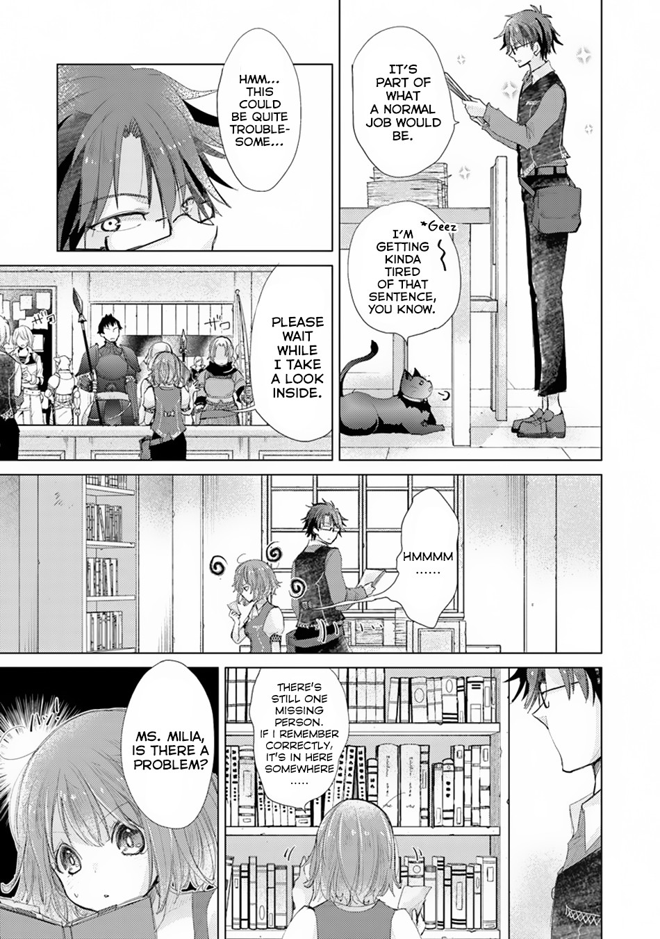 The Guild Official With The Out-of-the-Way Skill “Shadowy” Is, In Fact, The Legendary Assassin Chapter 6 page 4 - Chapter 6: There's Another Person Missing