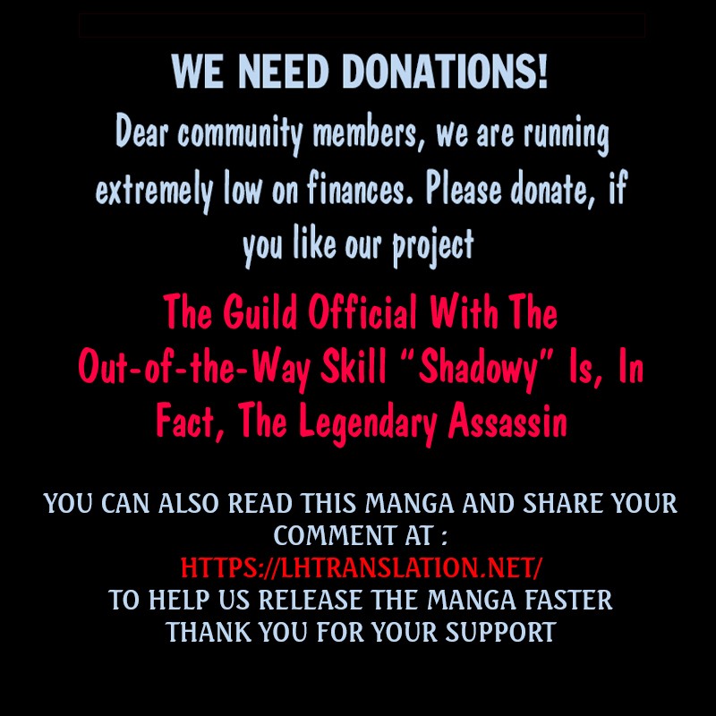 The Guild Official With The Out-of-the-Way Skill “Shadowy” Is, In Fact, The Legendary Assassin Chapter 7 page 38 - Chapter 7
