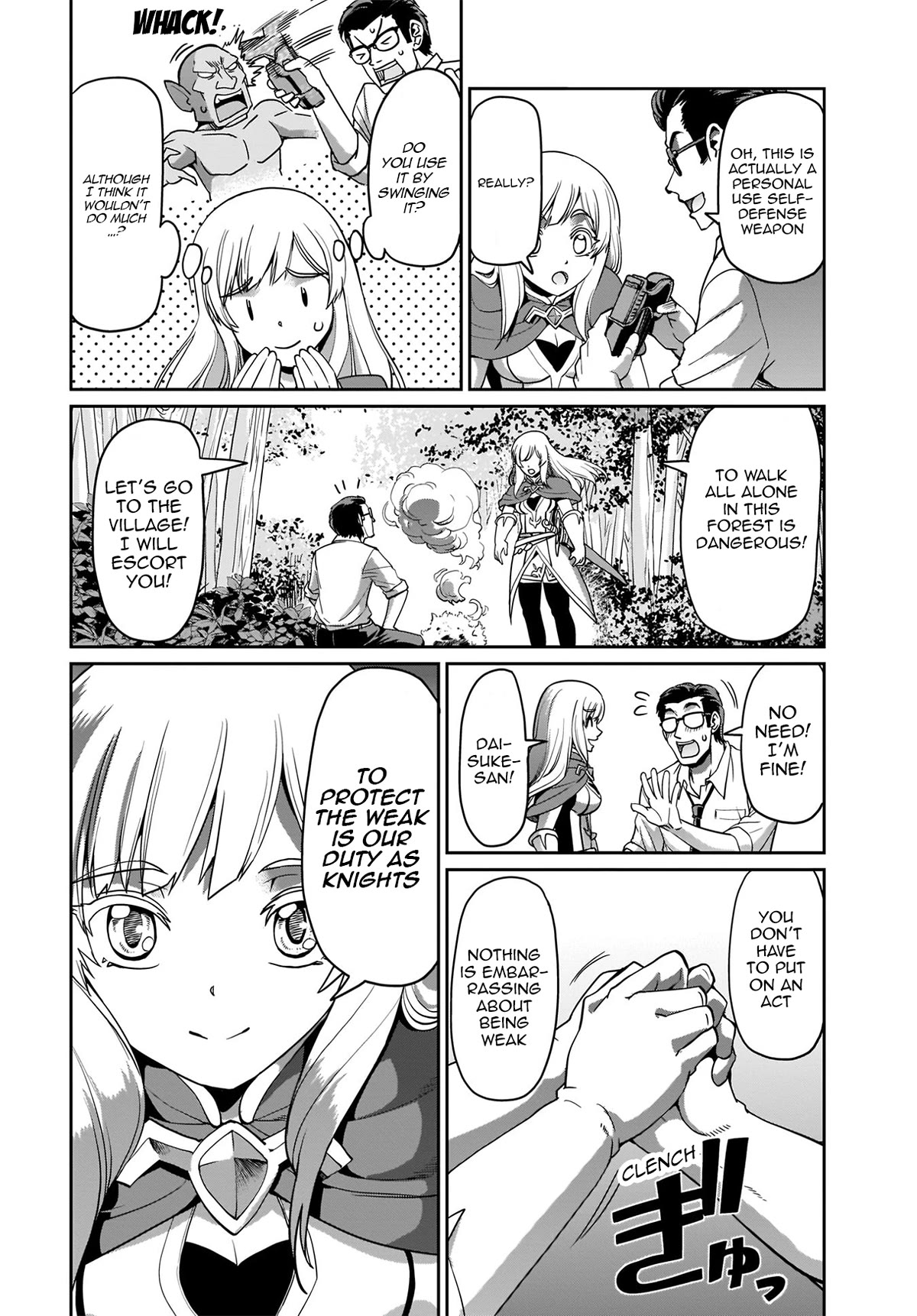 The Gunner's Life of a Middle-aged Man Summoned to Another World and Armed With a Rifle Chapter 1 page 12 - Chapter 1: Another World and Guns