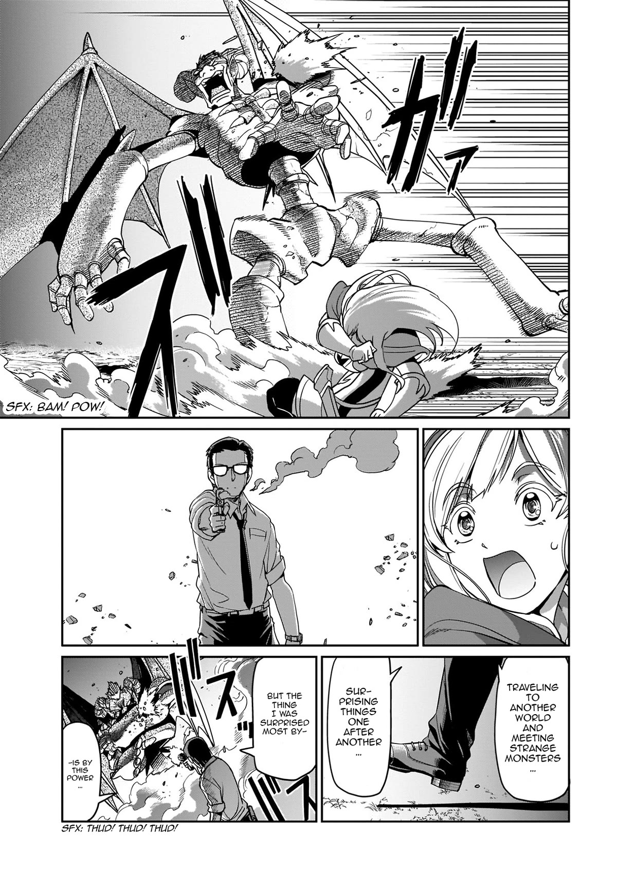 The Gunner's Life of a Middle-aged Man Summoned to Another World and Armed With a Rifle Chapter 1 page 19 - Chapter 1: Another World and Guns