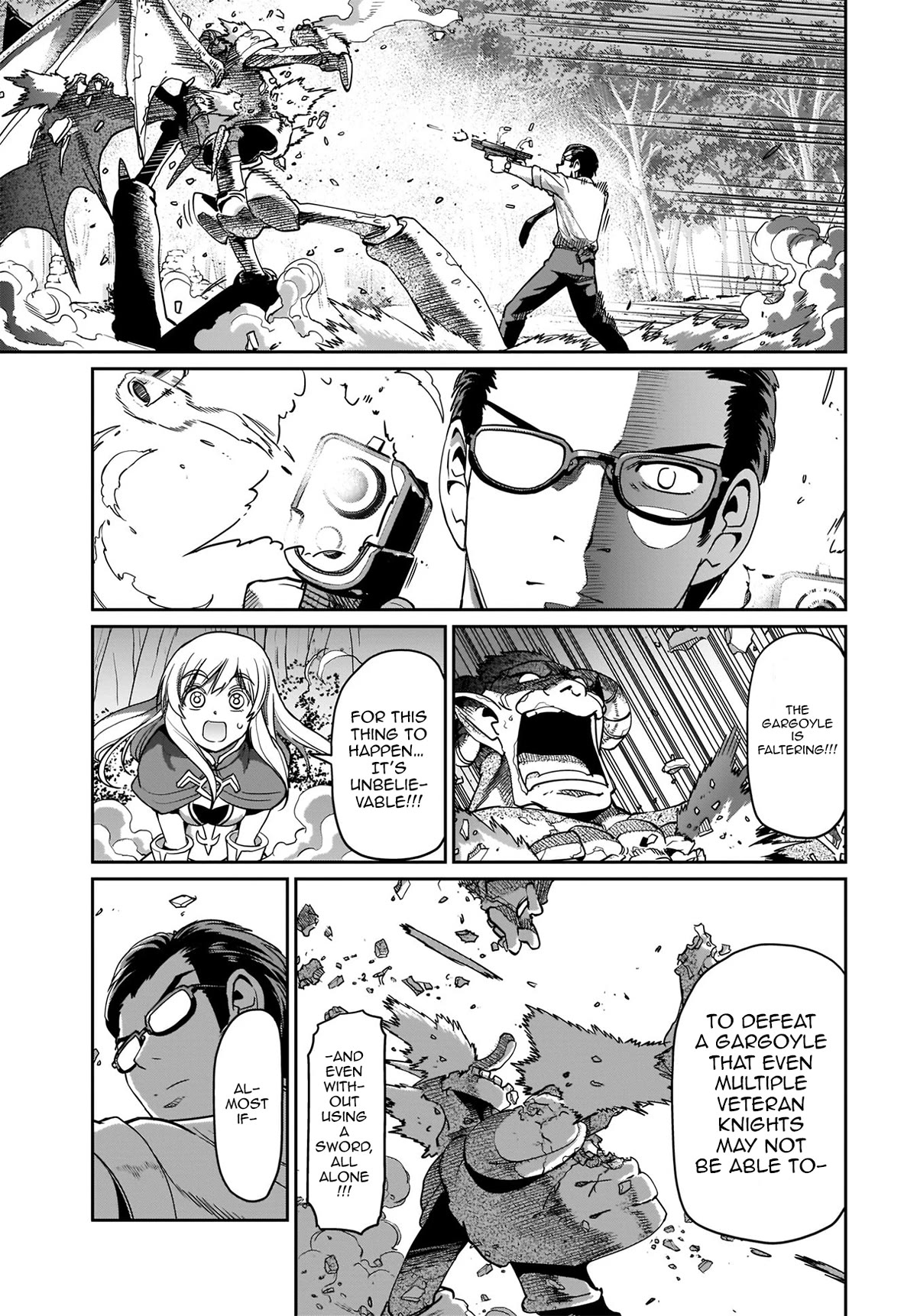 The Gunner's Life of a Middle-aged Man Summoned to Another World and Armed With a Rifle Chapter 1 page 23 - Chapter 1: Another World and Guns