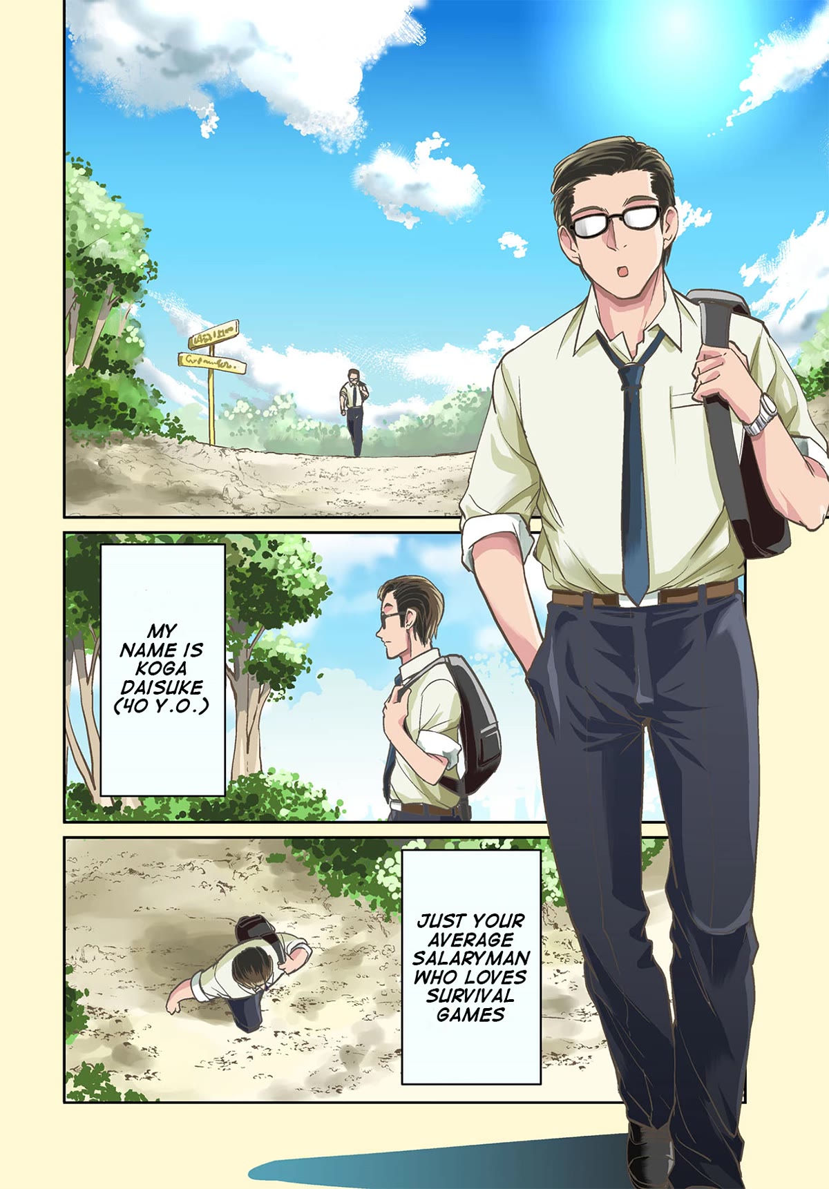 The Gunner's Life of a Middle-aged Man Summoned to Another World and Armed With a Rifle Chapter 1 page 4 - Chapter 1: Another World and Guns