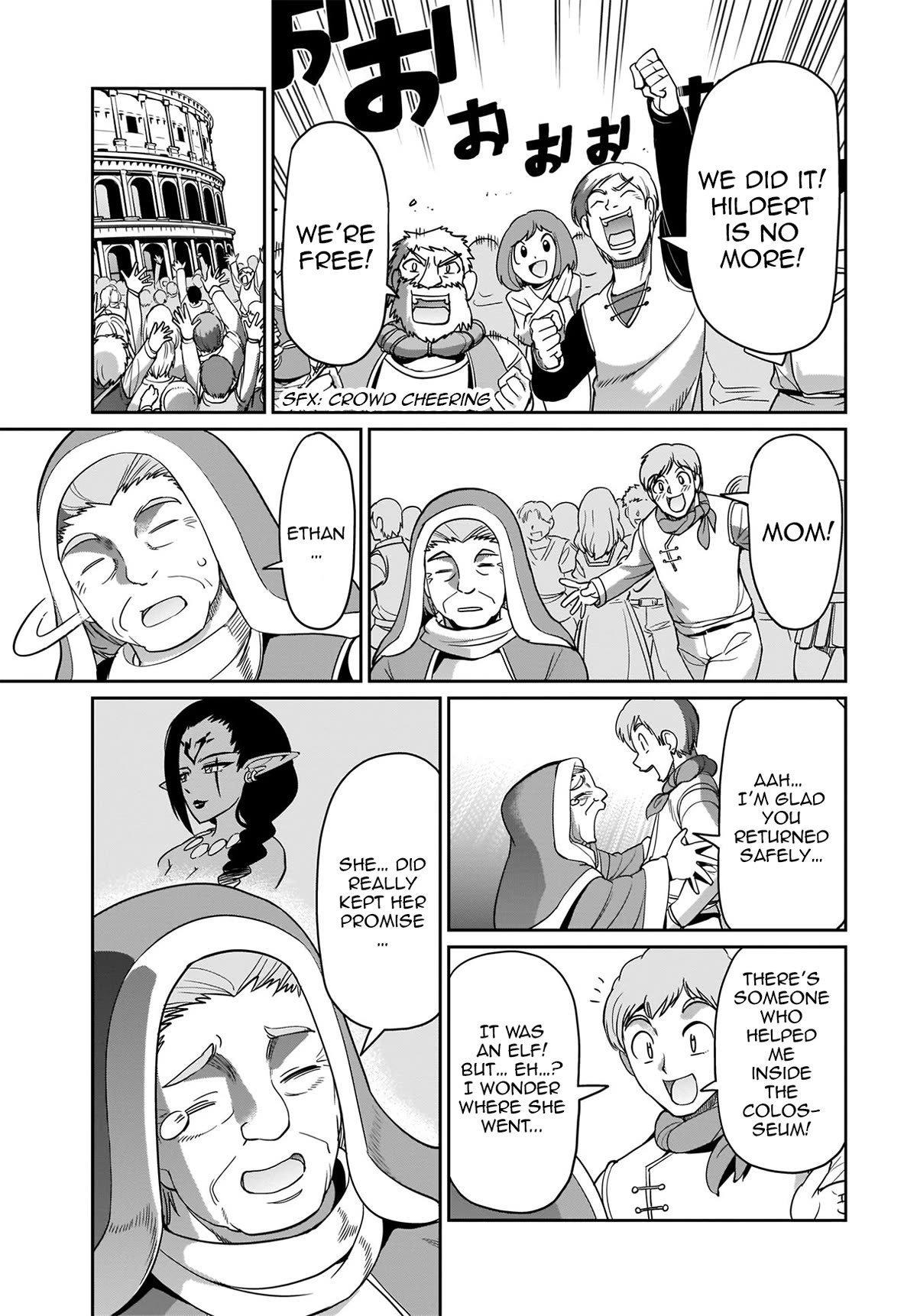 The Gunner's Life of a Middle-aged Man Summoned to Another World and Armed With a Rifle Chapter 10 page 12 - Chapter 10: Colosseum Aftermath
