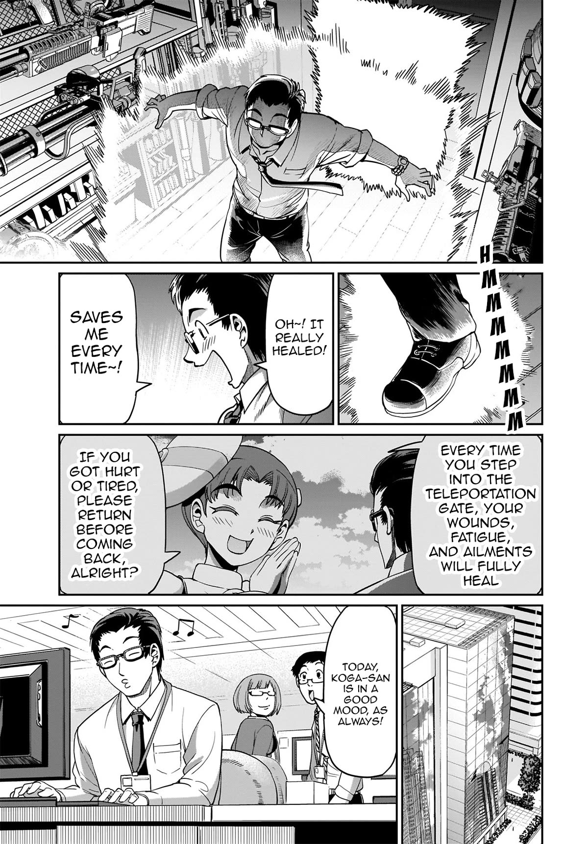 The Gunner's Life of a Middle-aged Man Summoned to Another World and Armed With a Rifle Chapter 10 page 18 - Chapter 10: Colosseum Aftermath