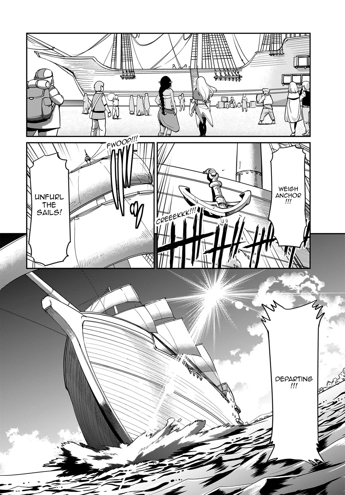 The Gunner's Life of a Middle-aged Man Summoned to Another World and Armed With a Rifle Chapter 11 page 11 - Chapter 11: An Adventure Above the Sea