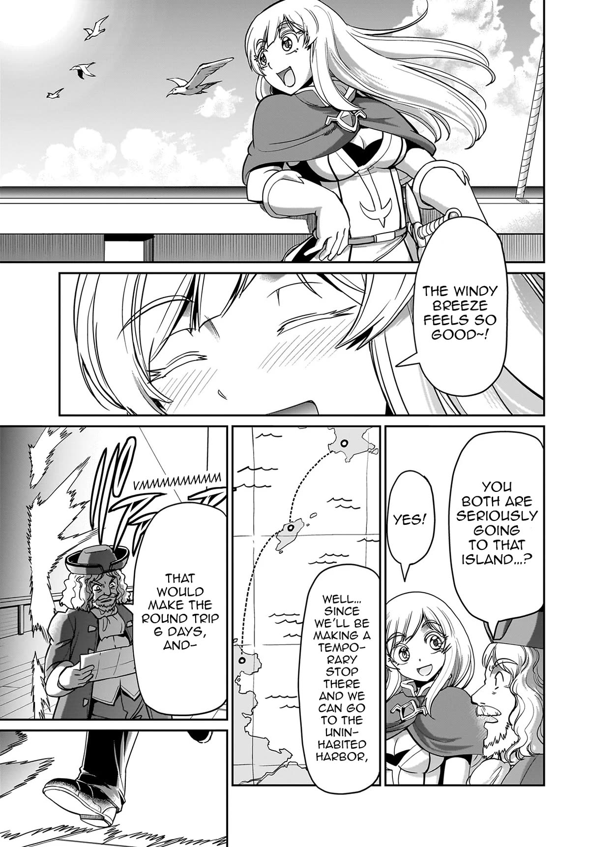 The Gunner's Life of a Middle-aged Man Summoned to Another World and Armed With a Rifle Chapter 11 page 12 - Chapter 11: An Adventure Above the Sea