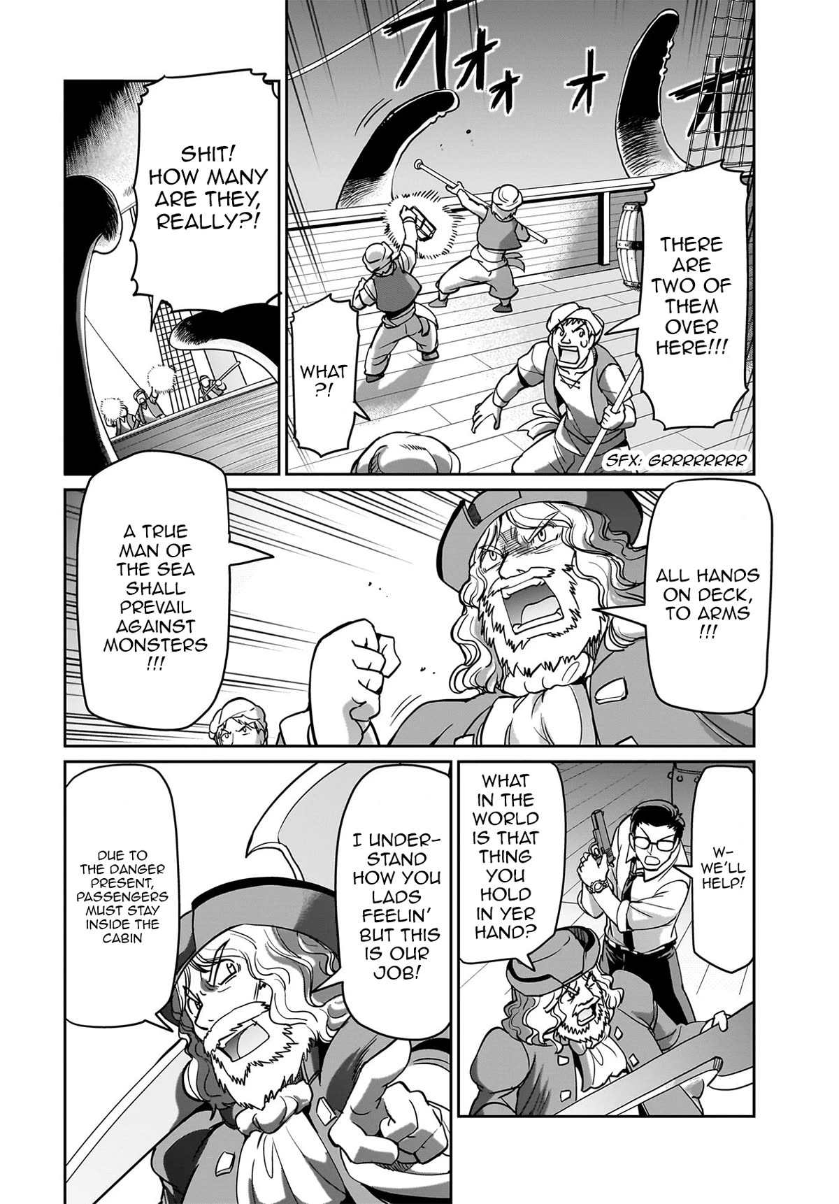 The Gunner's Life of a Middle-aged Man Summoned to Another World and Armed With a Rifle Chapter 11 page 19 - Chapter 11: An Adventure Above the Sea