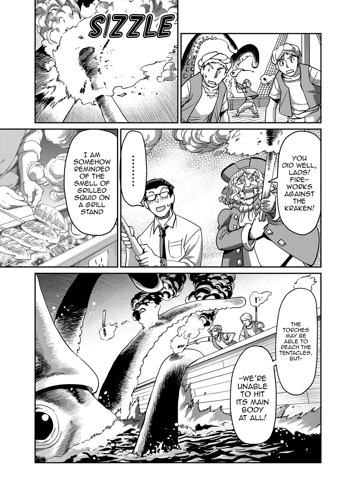 The Gunner's Life of a Middle-aged Man Summoned to Another World and Armed With a Rifle Chapter 12 page 10 - Chapter 12: Please Be Careful To Not Fall From The Ship