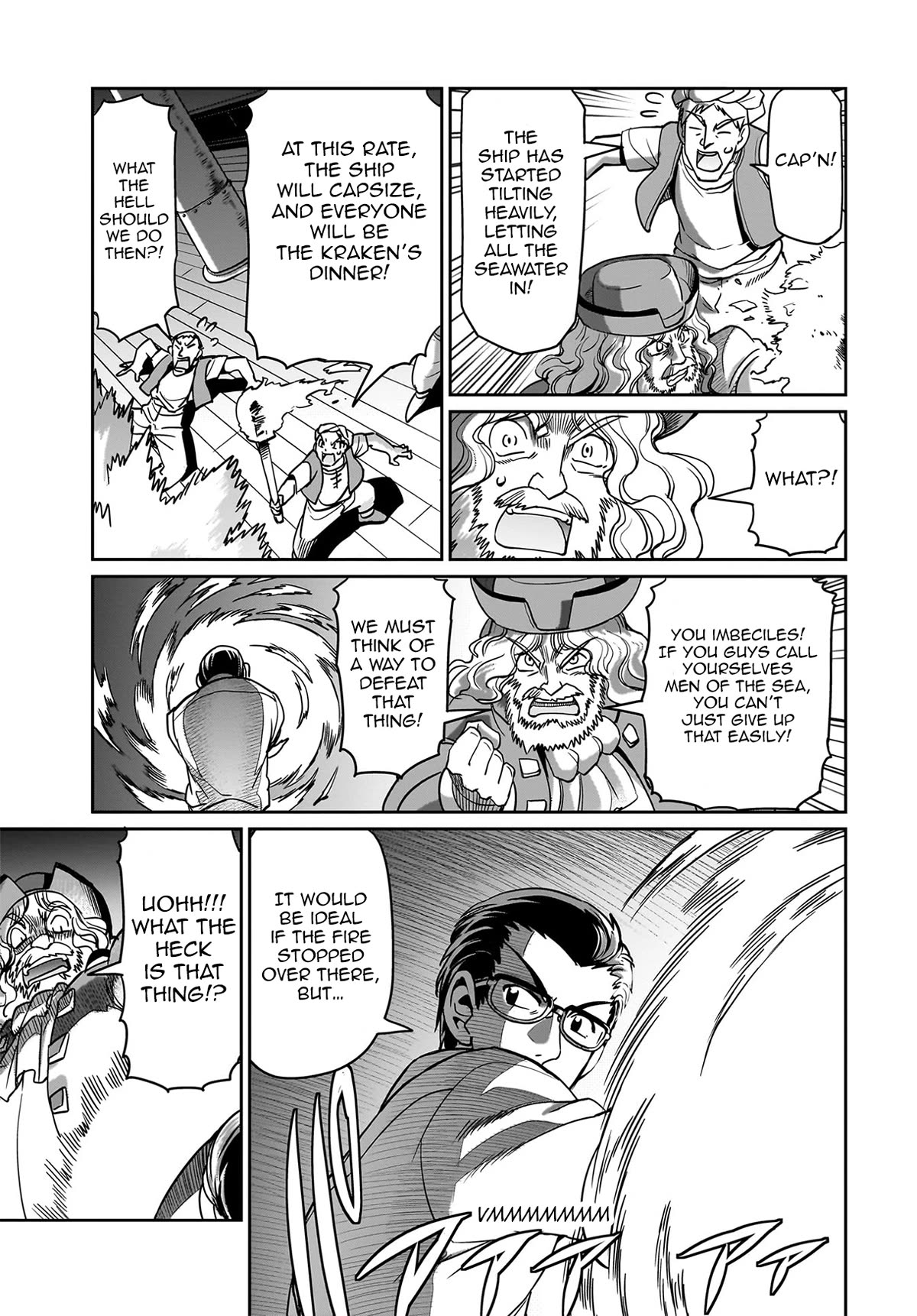 The Gunner's Life of a Middle-aged Man Summoned to Another World and Armed With a Rifle Chapter 12 page 12 - Chapter 12: Please Be Careful To Not Fall From The Ship