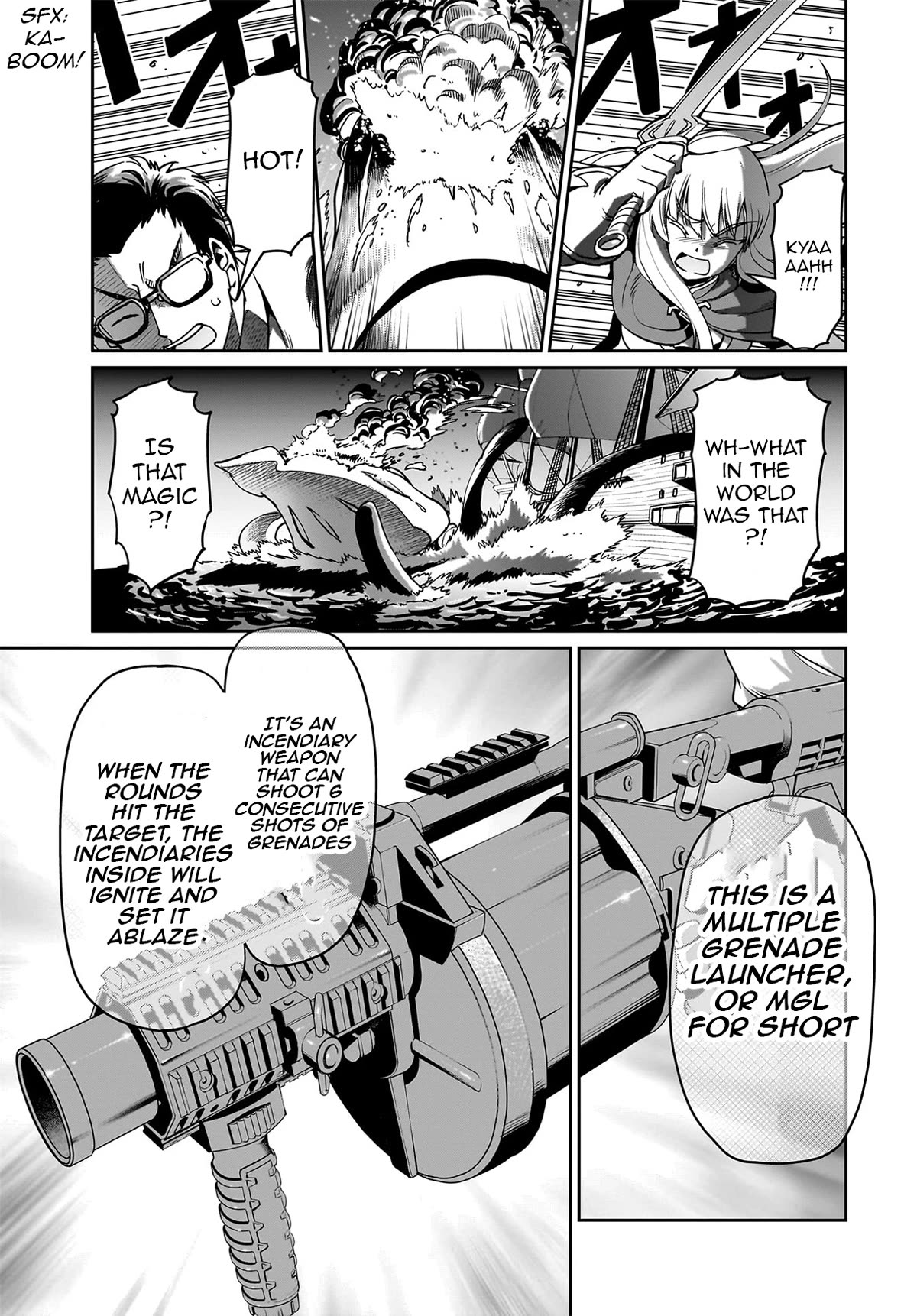 The Gunner's Life of a Middle-aged Man Summoned to Another World and Armed With a Rifle Chapter 12 page 16 - Chapter 12: Please Be Careful To Not Fall From The Ship
