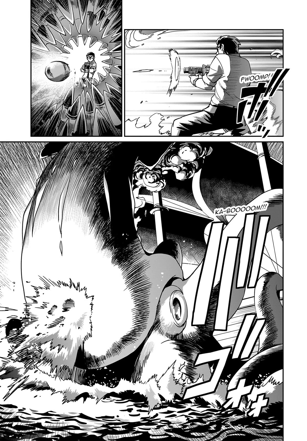 The Gunner's Life of a Middle-aged Man Summoned to Another World and Armed With a Rifle Chapter 12 page 18 - Chapter 12: Please Be Careful To Not Fall From The Ship