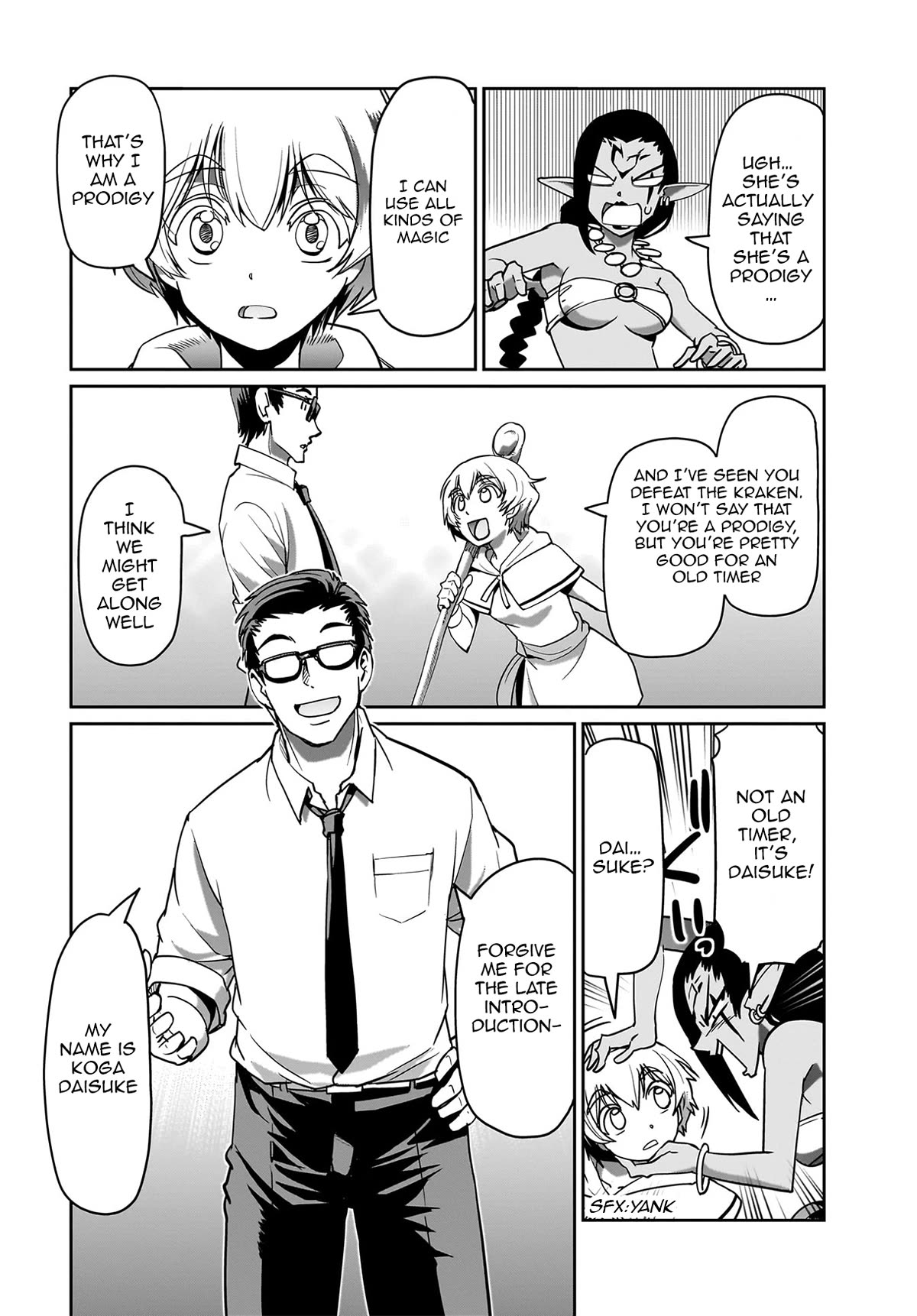 The Gunner's Life of a Middle-aged Man Summoned to Another World and Armed With a Rifle Chapter 13 page 3 - Chapter 13: Dungeon Exploration