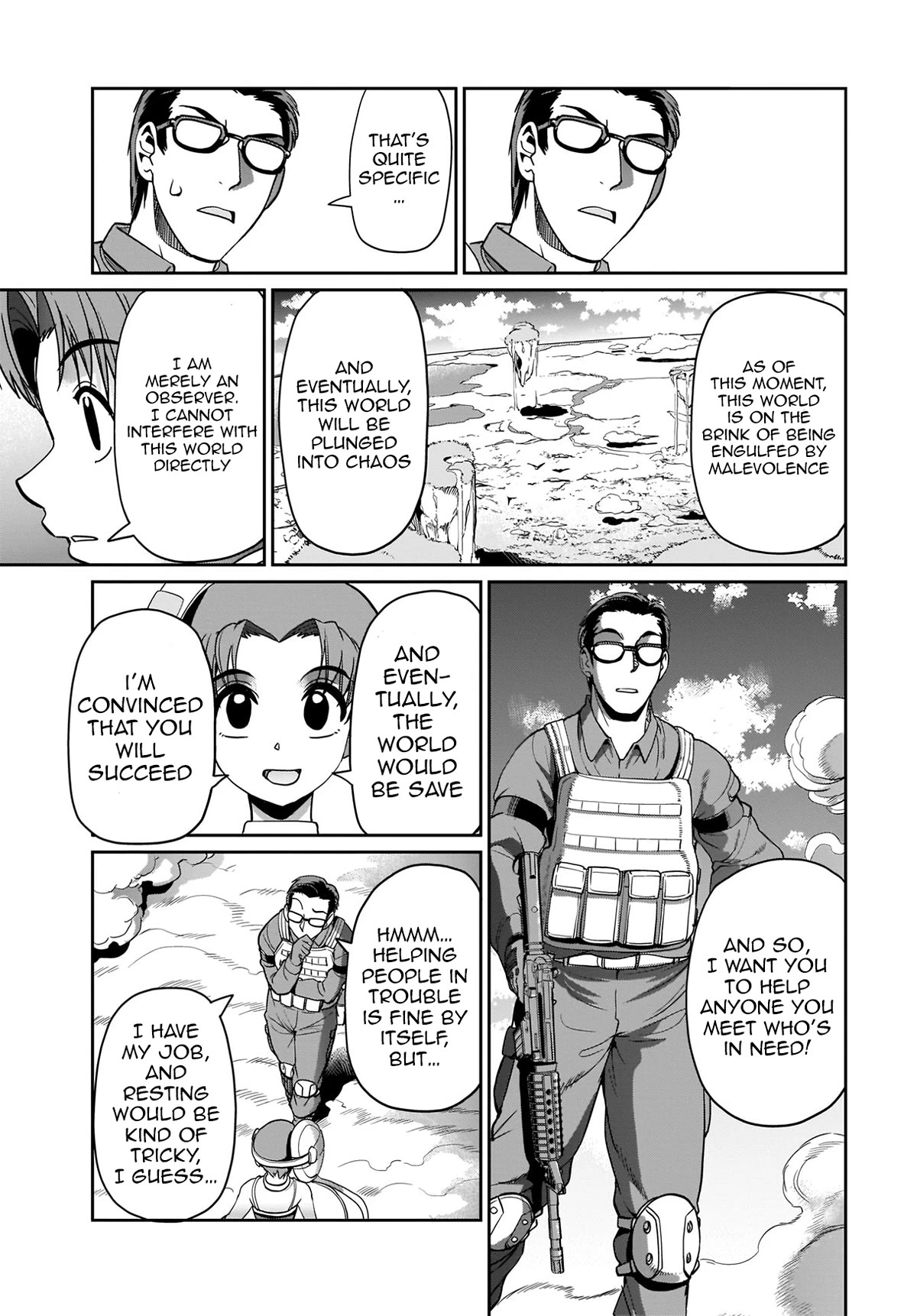The Gunner's Life of a Middle-aged Man Summoned to Another World and Armed With a Rifle Chapter 2 page 10 - Chapter 2: Summoned One
