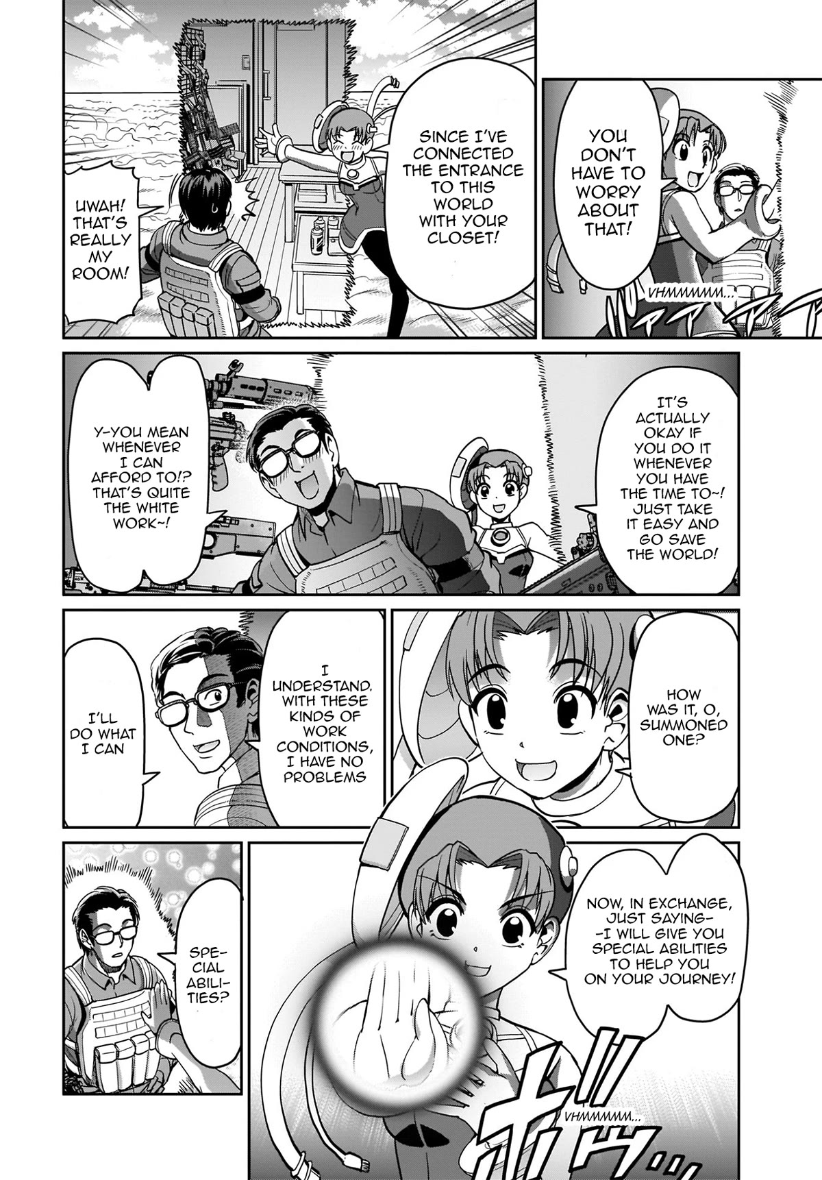 The Gunner's Life of a Middle-aged Man Summoned to Another World and Armed With a Rifle Chapter 2 page 11 - Chapter 2: Summoned One