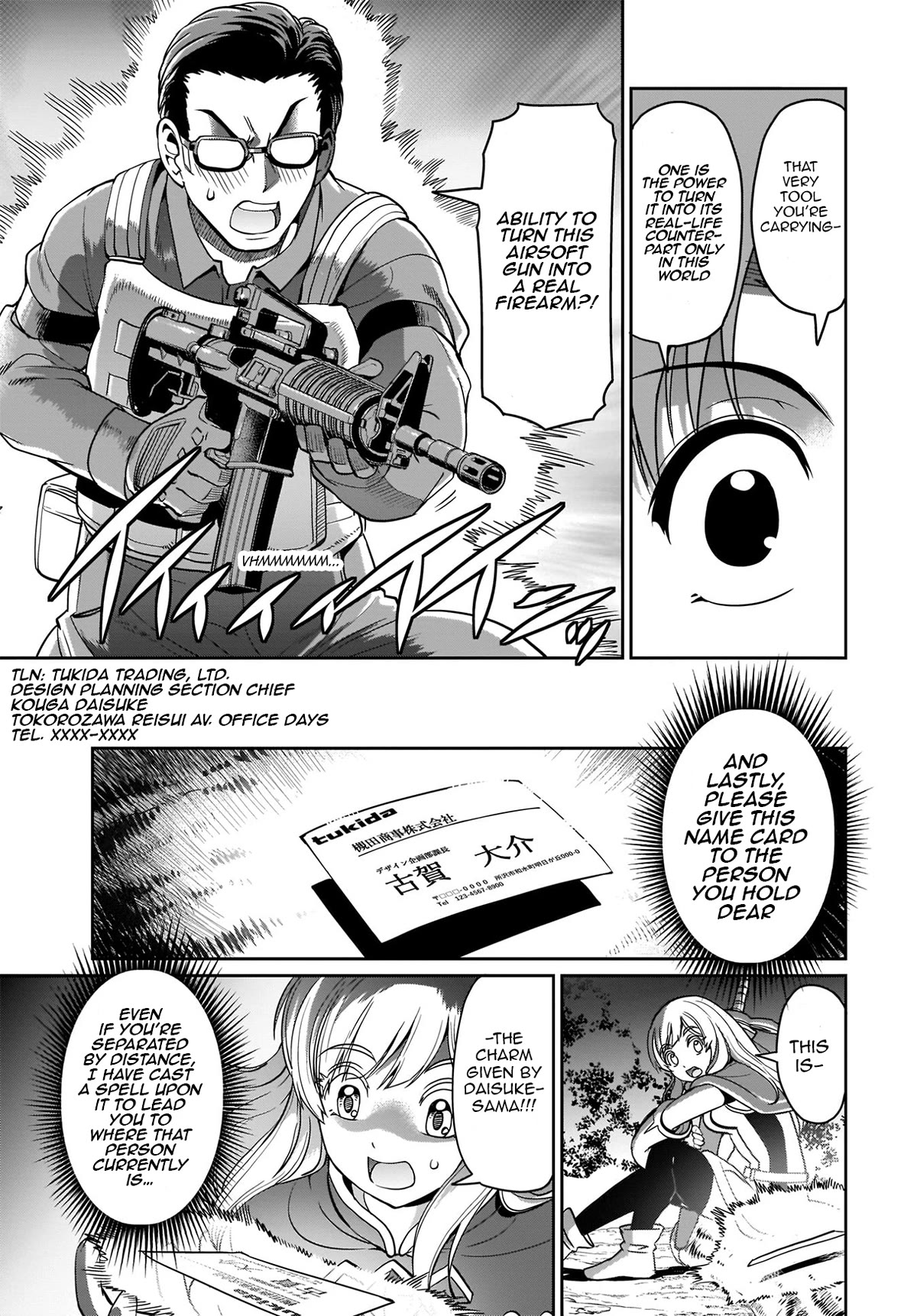 The Gunner's Life of a Middle-aged Man Summoned to Another World and Armed With a Rifle Chapter 2 page 12 - Chapter 2: Summoned One