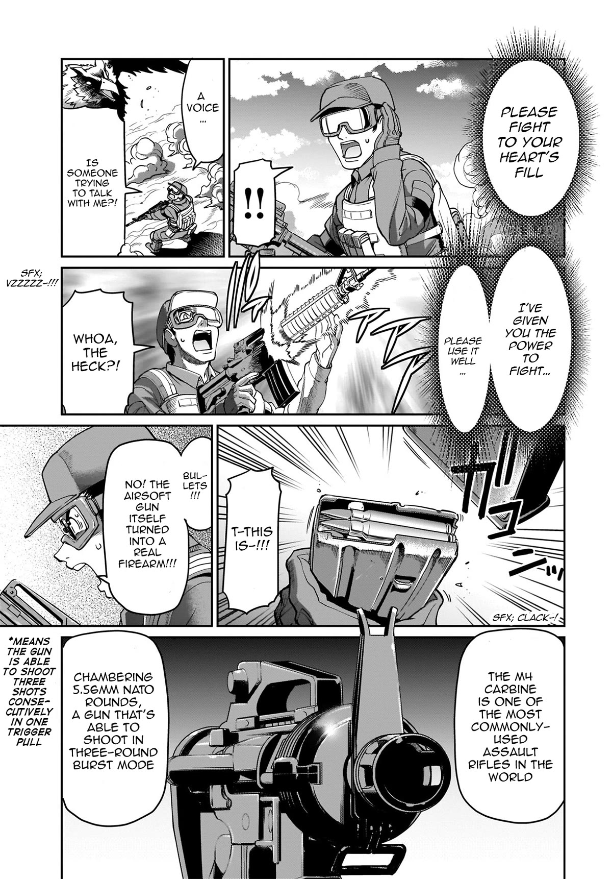 The Gunner's Life of a Middle-aged Man Summoned to Another World and Armed With a Rifle Chapter 2 page 6 - Chapter 2: Summoned One