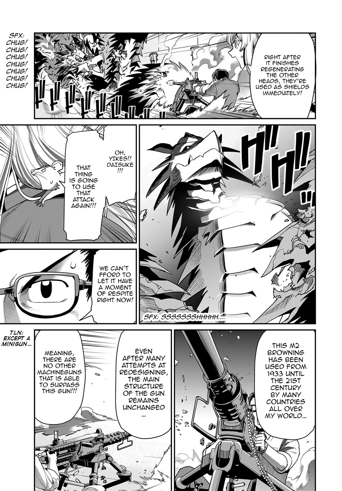 The Gunner's Life of a Middle-aged Man Summoned to Another World and Armed With a Rifle Chapter 20 page 14 - Chapter 20: M2 Browning