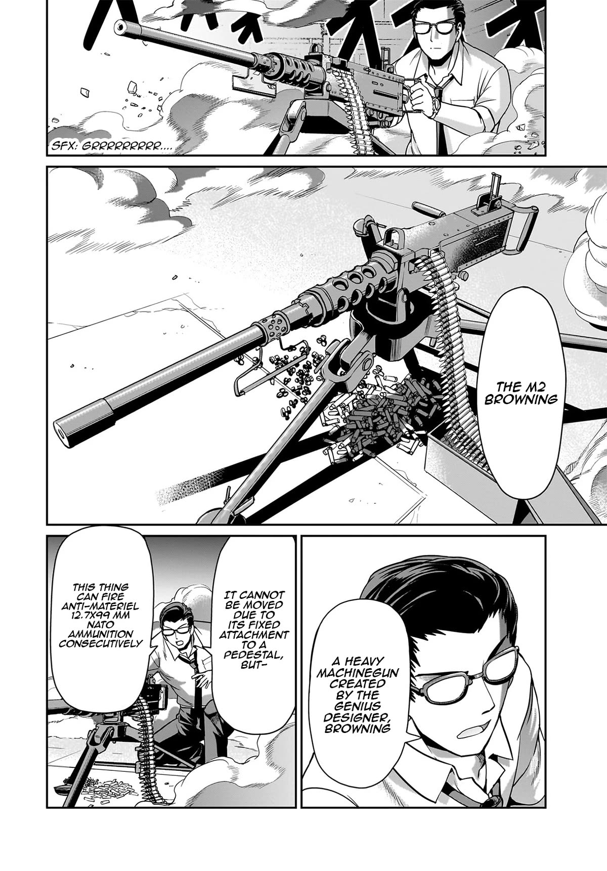 The Gunner's Life of a Middle-aged Man Summoned to Another World and Armed With a Rifle Chapter 20 page 3 - Chapter 20: M2 Browning