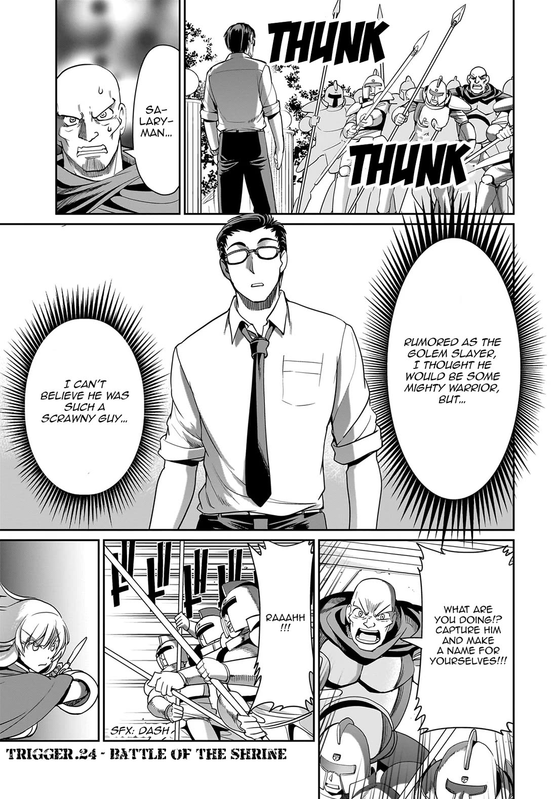 The Gunner's Life of a Middle-aged Man Summoned to Another World and Armed With a Rifle Chapter 24 page 2 - Chapter 24: Battle of the Shrine