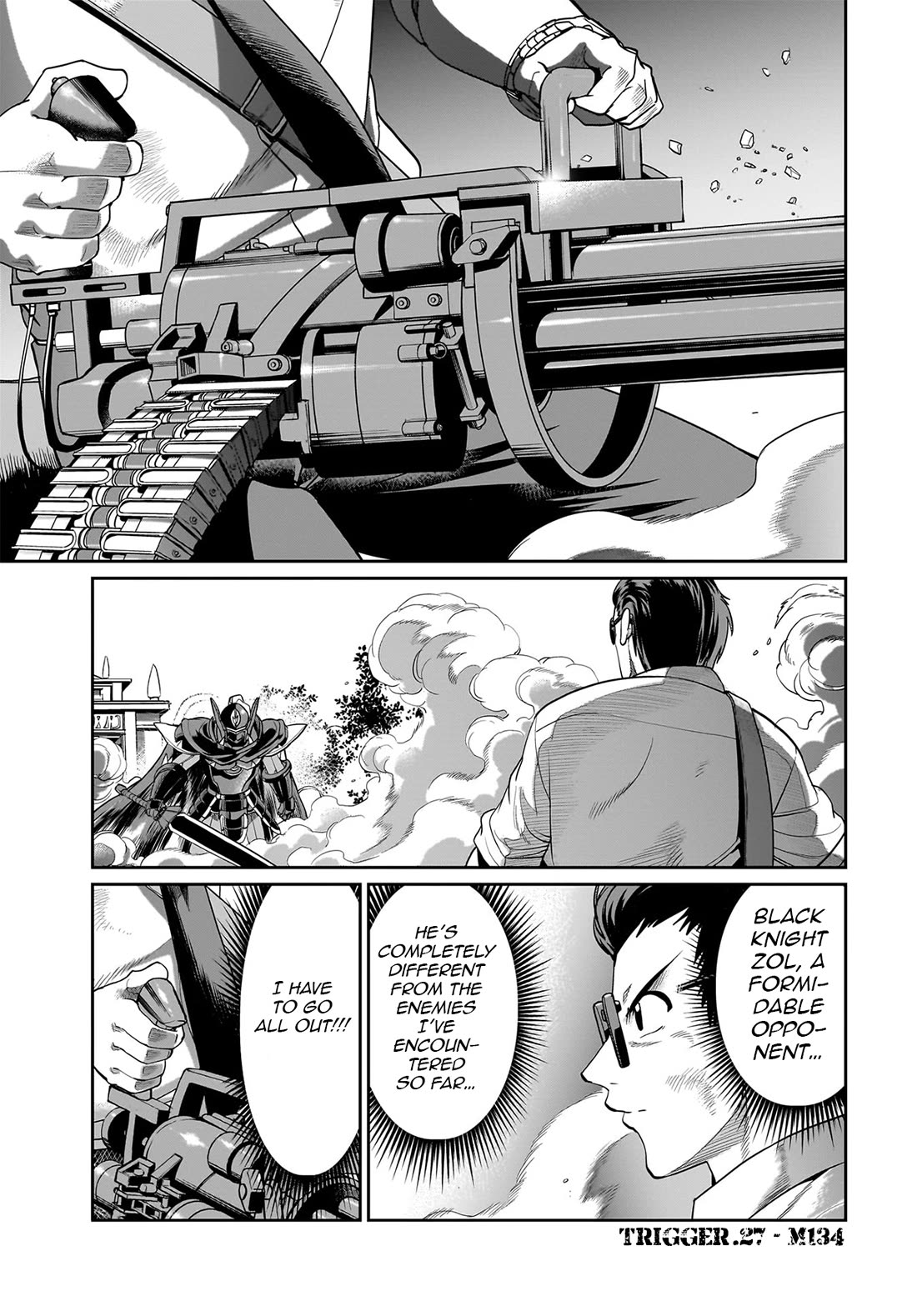 The Gunner's Life of a Middle-aged Man Summoned to Another World and Armed With a Rifle Chapter 27 page 2 - Chapter 27: M134