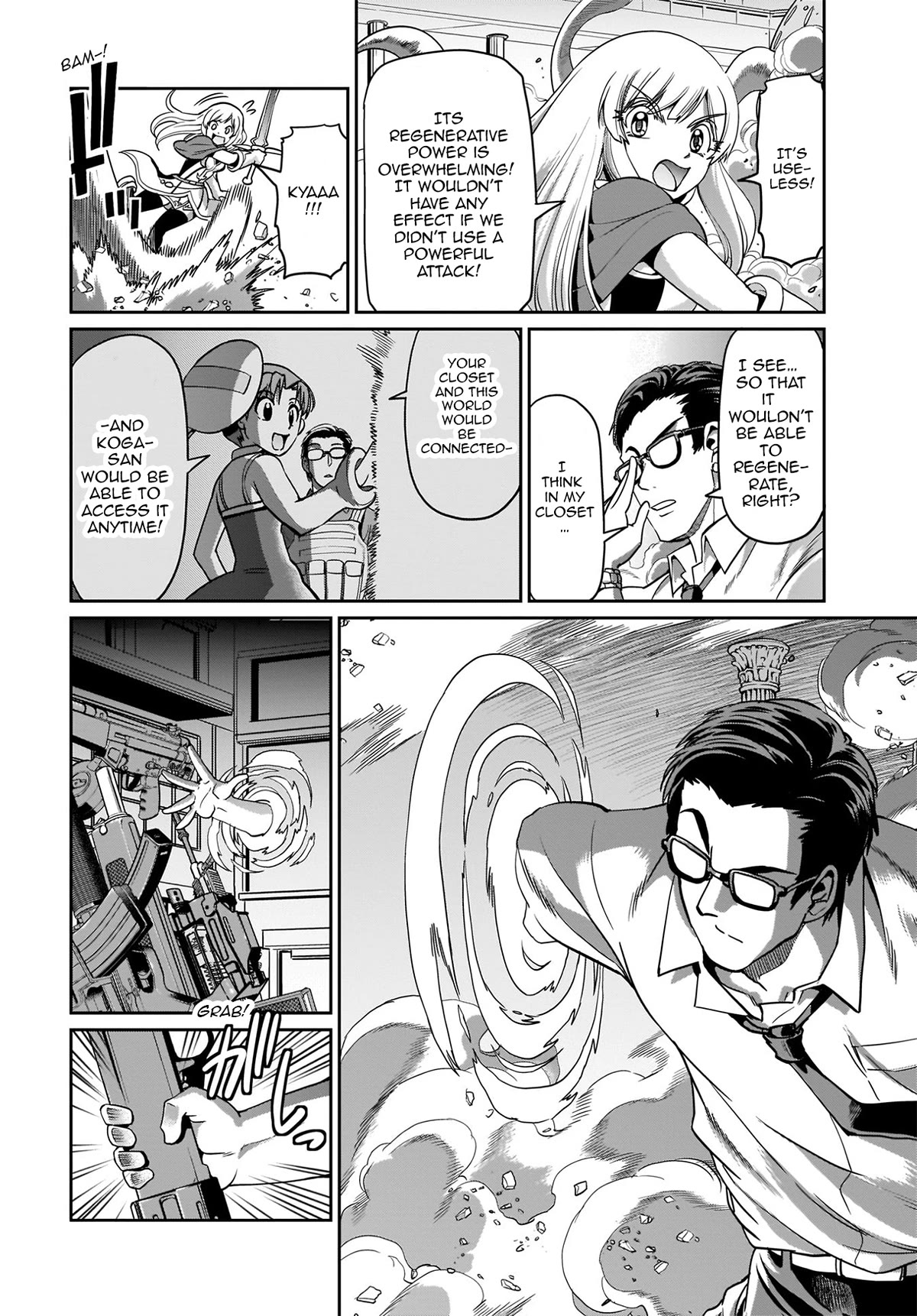 The Gunner's Life of a Middle-aged Man Summoned to Another World and Armed With a Rifle Chapter 3 page 13 - Chapter 3: Your Average Salaryman
