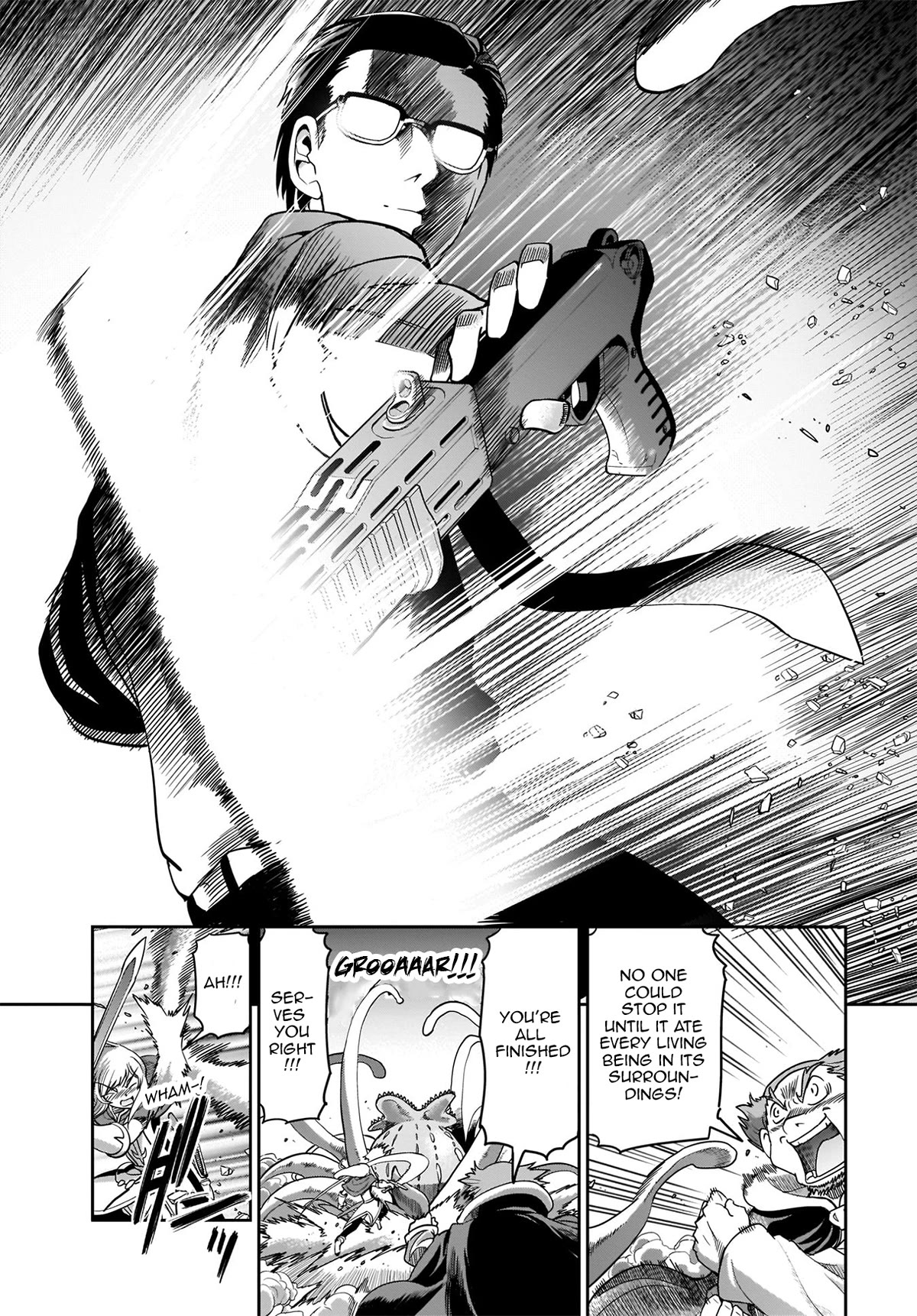The Gunner's Life of a Middle-aged Man Summoned to Another World and Armed With a Rifle Chapter 3 page 14 - Chapter 3: Your Average Salaryman