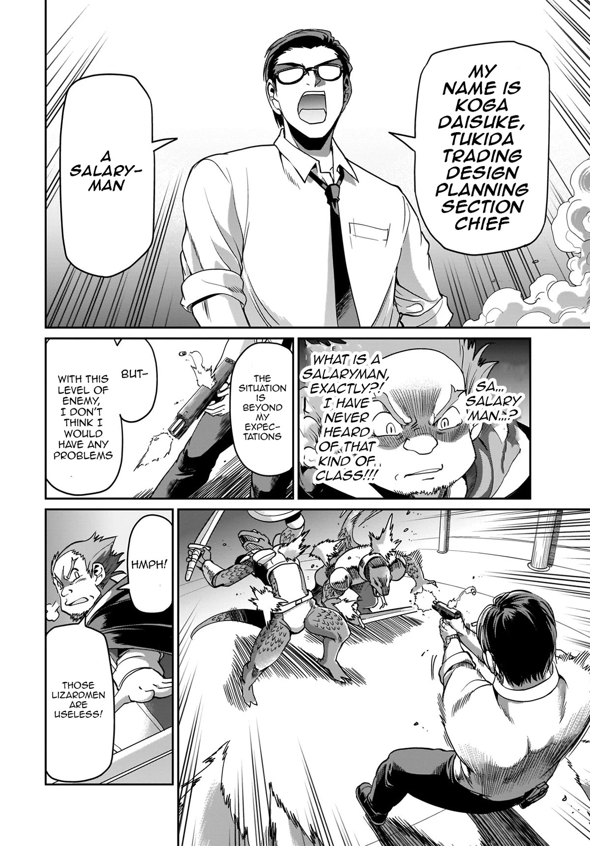 The Gunner's Life of a Middle-aged Man Summoned to Another World and Armed With a Rifle Chapter 3 page 9 - Chapter 3: Your Average Salaryman