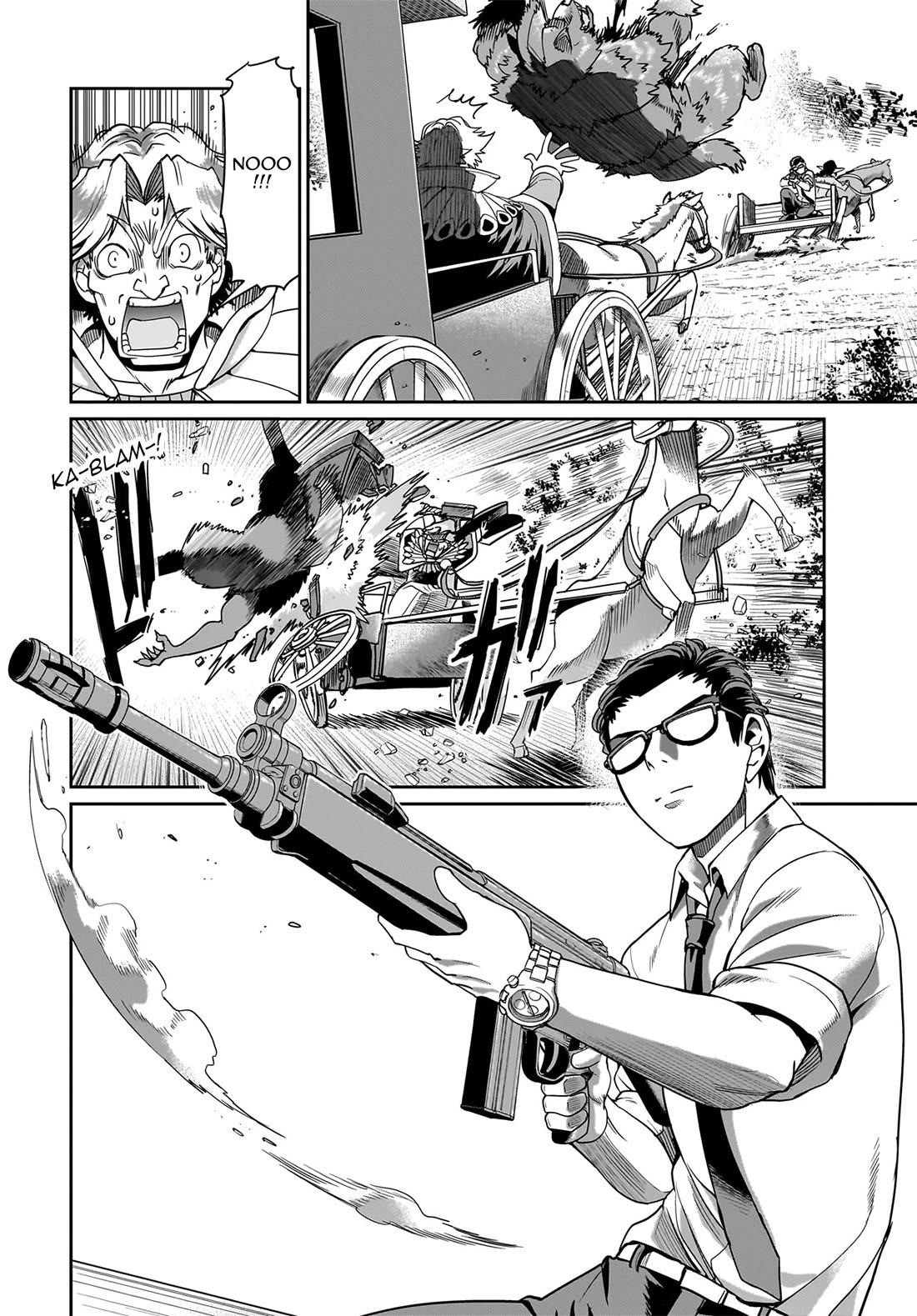 The Gunner's Life of a Middle-aged Man Summoned to Another World and Armed With a Rifle Chapter 32 page 15 - Chapter 32: Return