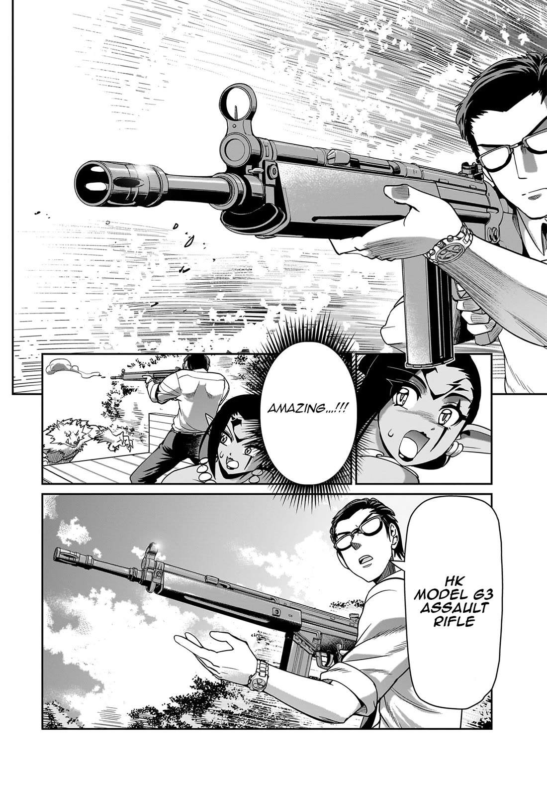 The Gunner's Life of a Middle-aged Man Summoned to Another World and Armed With a Rifle Chapter 32 page 9 - Chapter 32: Return