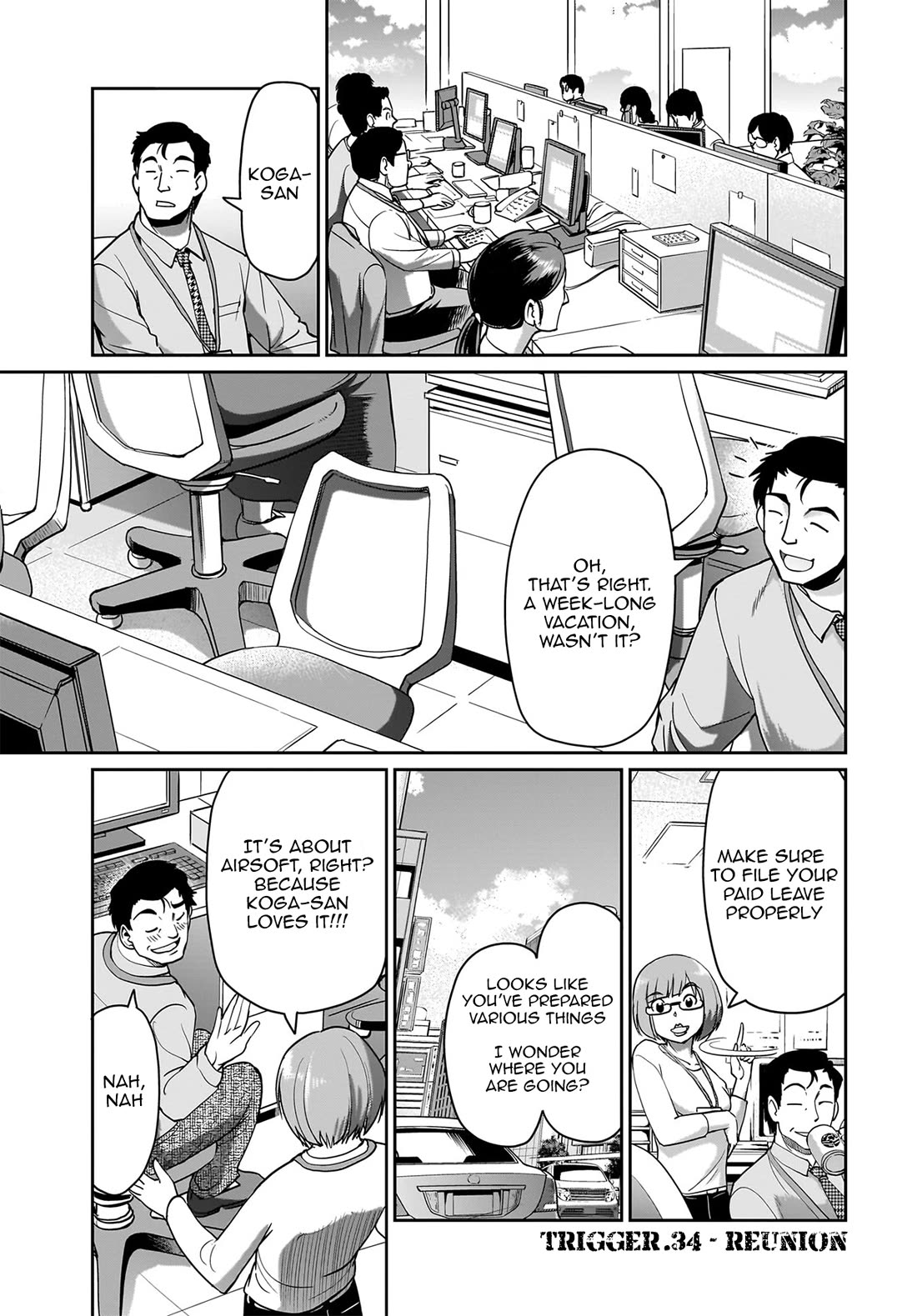 The Gunner's Life of a Middle-aged Man Summoned to Another World and Armed With a Rifle Chapter 34 page 2 - Chapter 34: Reunion