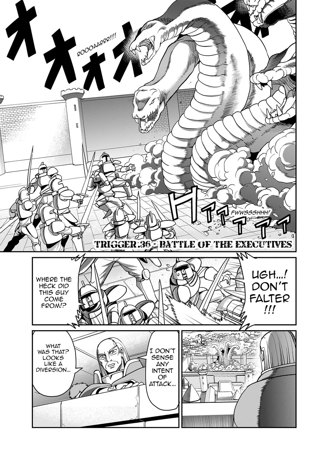 The Gunner's Life of a Middle-aged Man Summoned to Another World and Armed With a Rifle Chapter 36 page 2 - Chapter 36: Battle of the Executives
