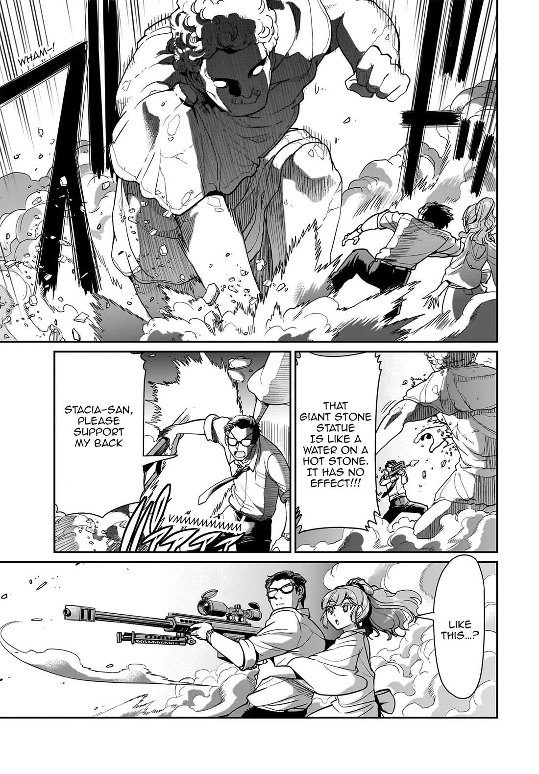 The Gunner's Life of a Middle-aged Man Summoned to Another World and Armed With a Rifle Chapter 38 page 6 - Chapter 38: Stacia's Protection