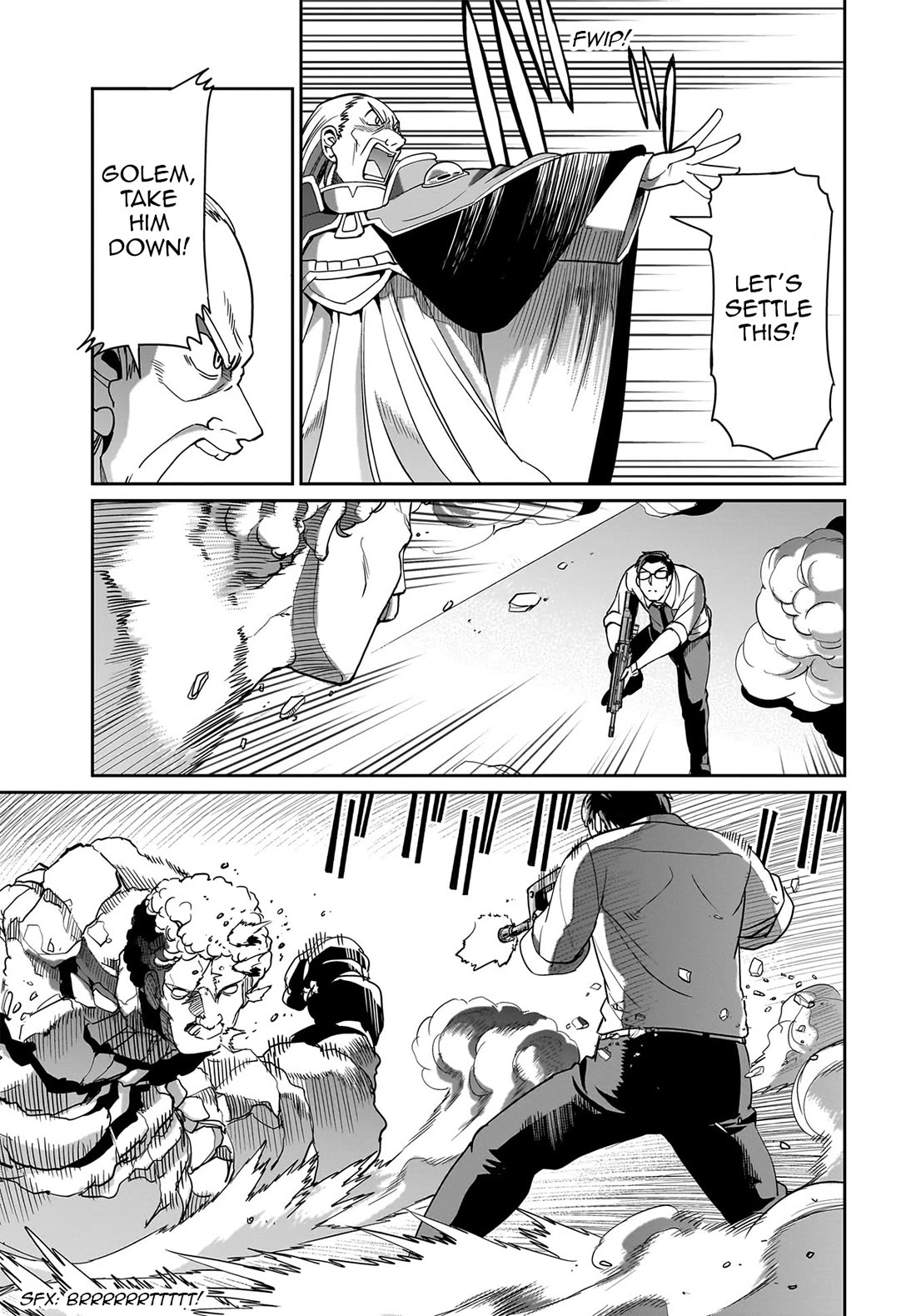 The Gunner's Life of a Middle-aged Man Summoned to Another World and Armed With a Rifle Chapter 39 page 6 - Chapter 39: Battle of the Adults
