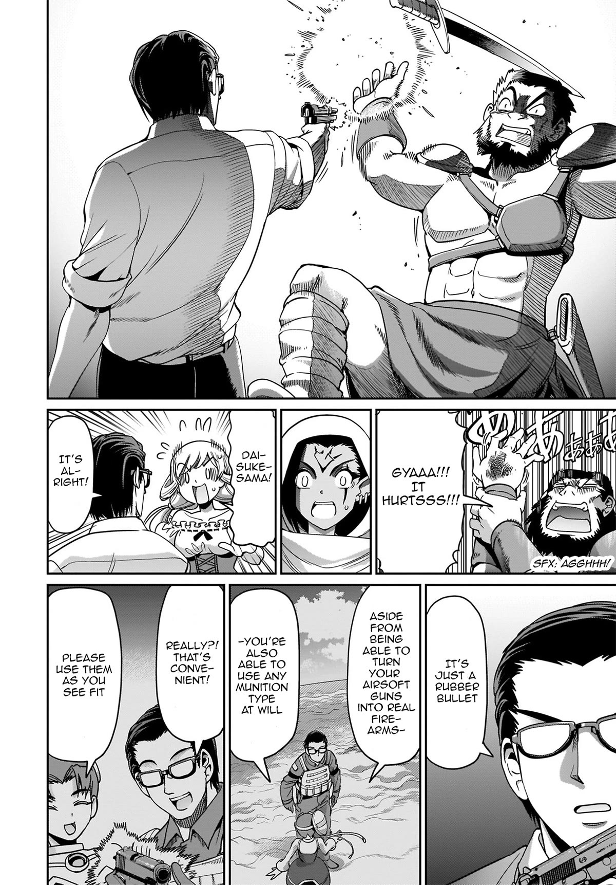 The Gunner's Life of a Middle-aged Man Summoned to Another World and Armed With a Rifle Chapter 4 page 17 - Chapter 4: Meeting in the Port City