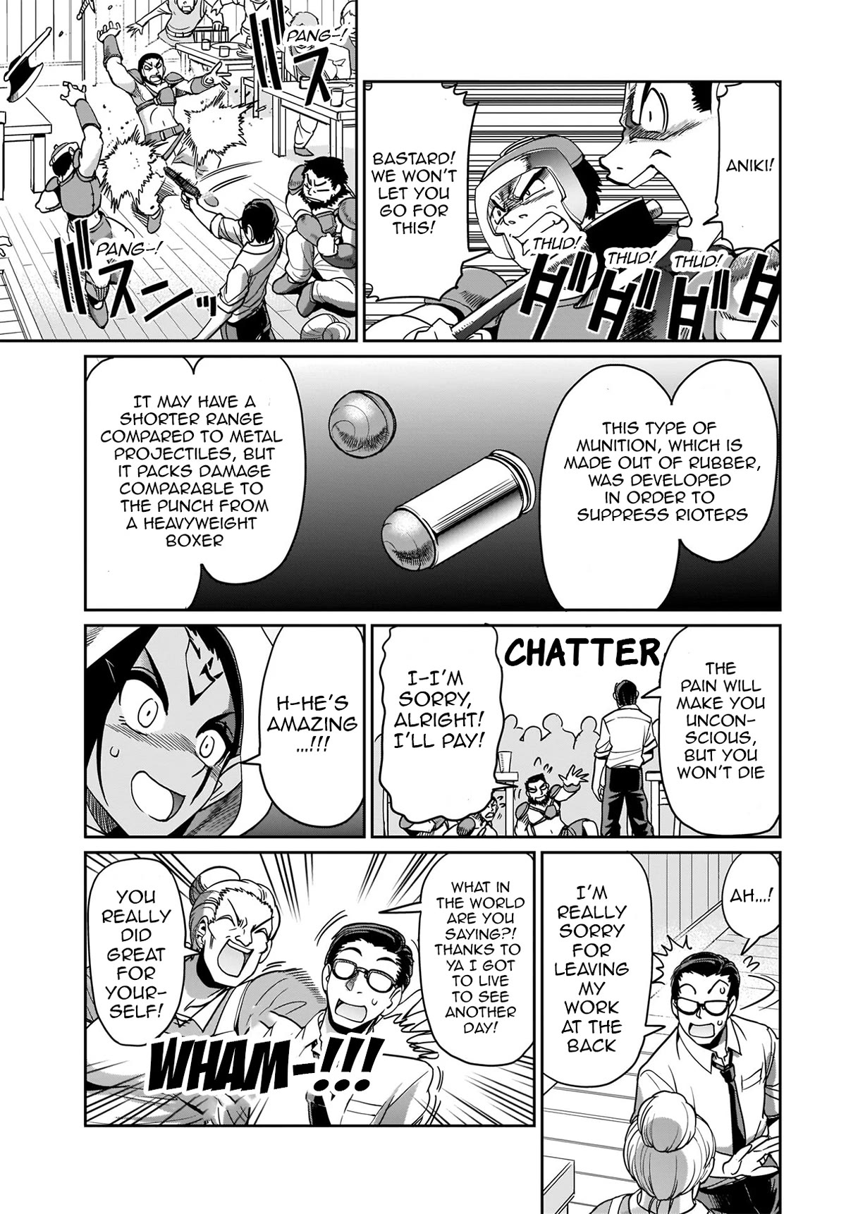 The Gunner's Life of a Middle-aged Man Summoned to Another World and Armed With a Rifle Chapter 4 page 18 - Chapter 4: Meeting in the Port City