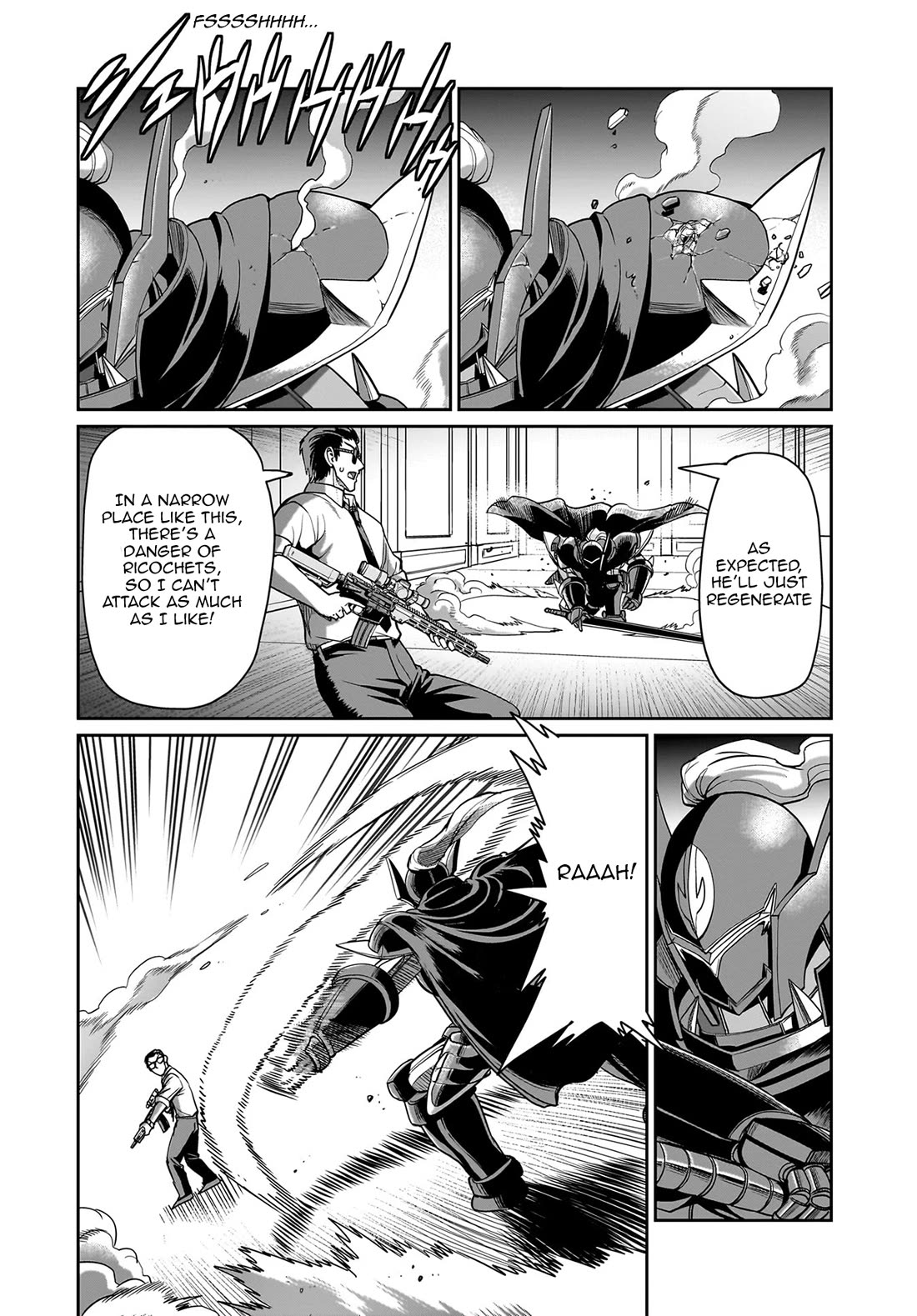 The Gunner's Life of a Middle-aged Man Summoned to Another World and Armed With a Rifle Chapter 48 page 15 - Chapter 48: Rematch