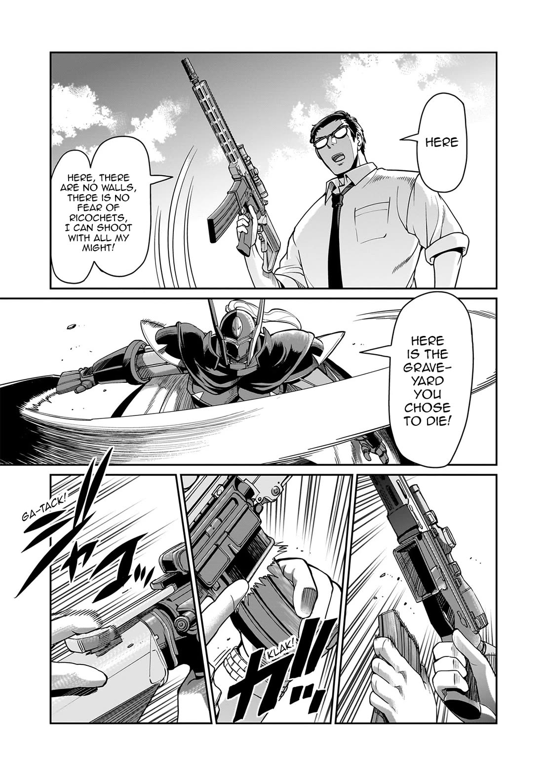 The Gunner's Life of a Middle-aged Man Summoned to Another World and Armed With a Rifle Chapter 48 page 20 - Chapter 48: Rematch