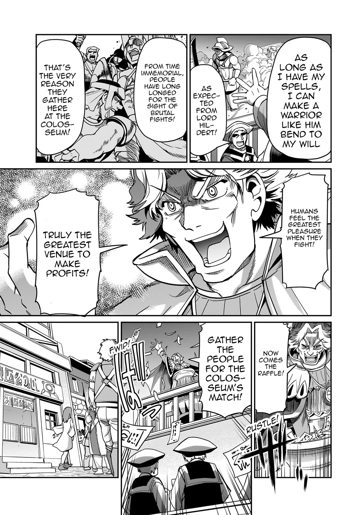 The Gunner's Life of a Middle-aged Man Summoned to Another World and Armed With a Rifle Chapter 5 page 12 - Chapter 5: Invitation to the Colosseum