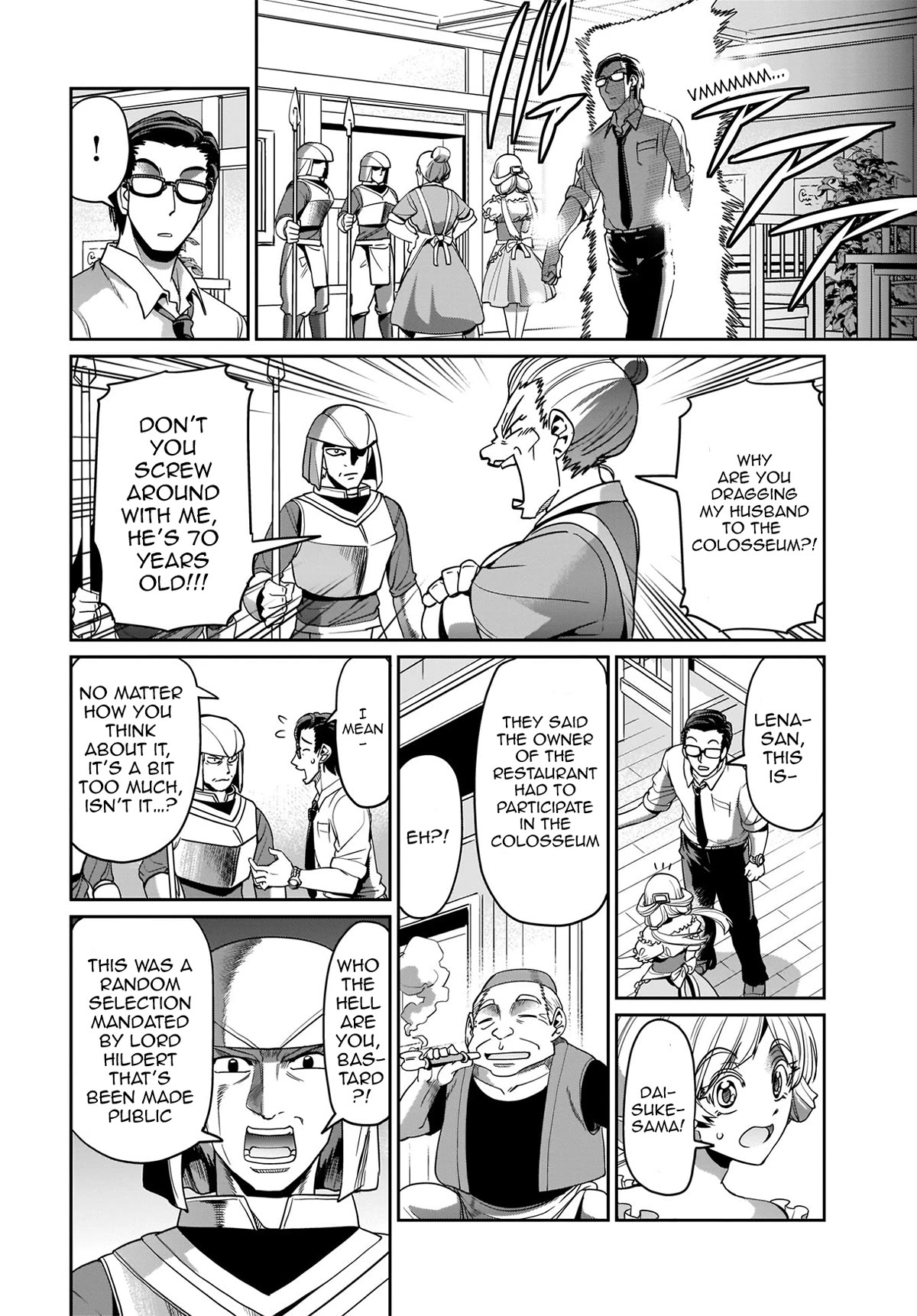 The Gunner's Life of a Middle-aged Man Summoned to Another World and Armed With a Rifle Chapter 5 page 13 - Chapter 5: Invitation to the Colosseum