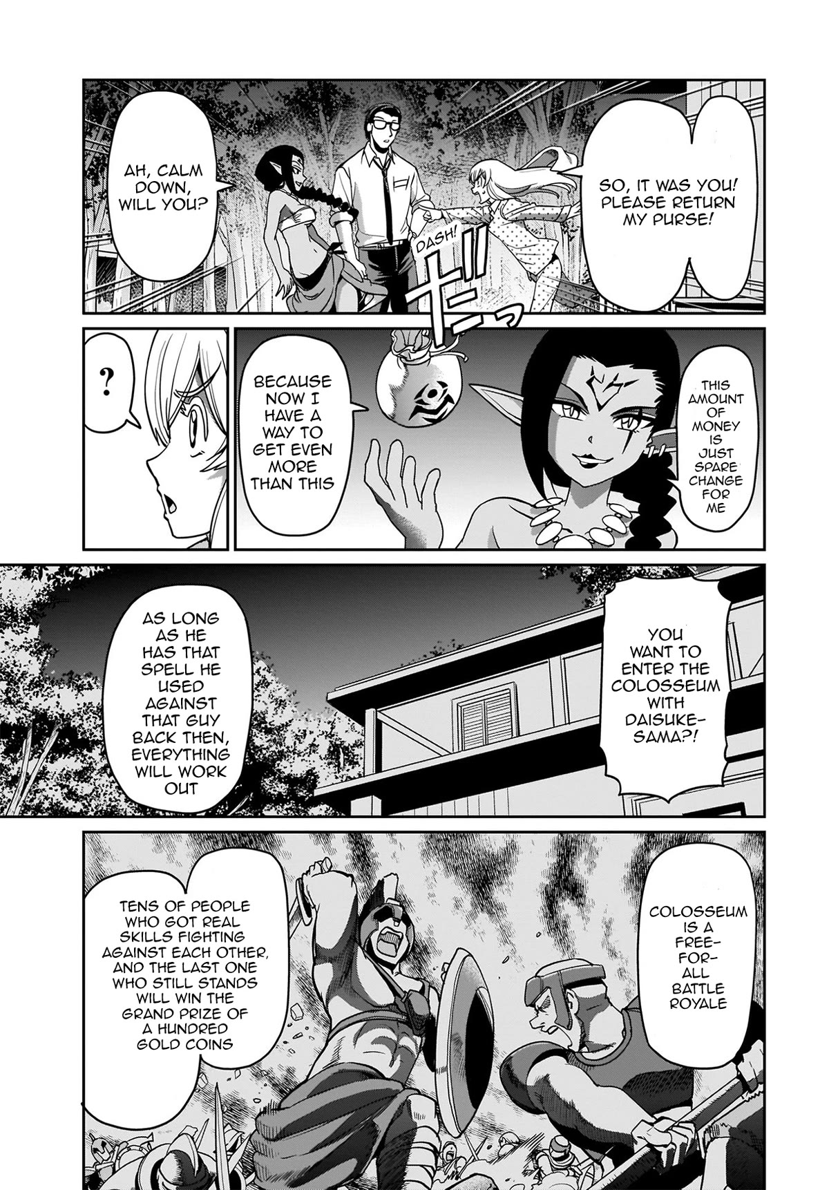 The Gunner's Life of a Middle-aged Man Summoned to Another World and Armed With a Rifle Chapter 5 page 4 - Chapter 5: Invitation to the Colosseum