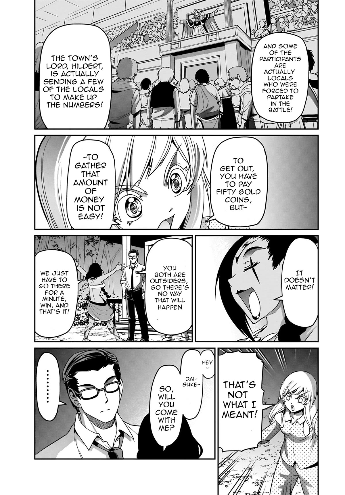 The Gunner's Life of a Middle-aged Man Summoned to Another World and Armed With a Rifle Chapter 5 page 6 - Chapter 5: Invitation to the Colosseum