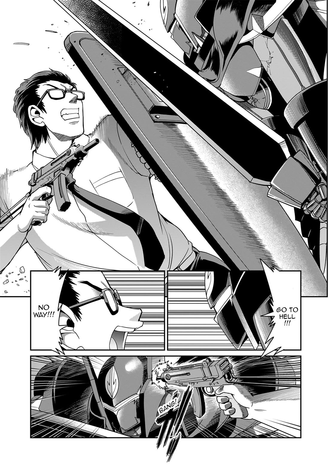 The Gunner's Life of a Middle-aged Man Summoned to Another World and Armed With a Rifle Chapter 50 page 12 - Chapter 50: 50/50 Battle