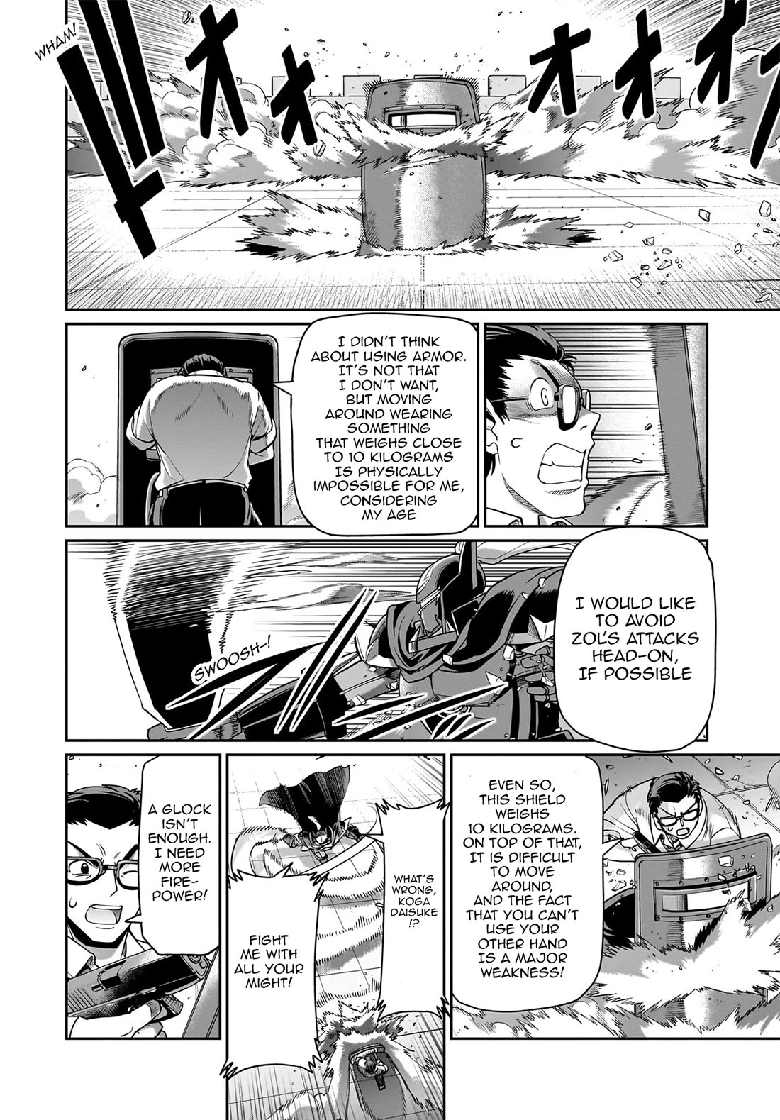 The Gunner's Life of a Middle-aged Man Summoned to Another World and Armed With a Rifle Chapter 50 page 9 - Chapter 50: 50/50 Battle