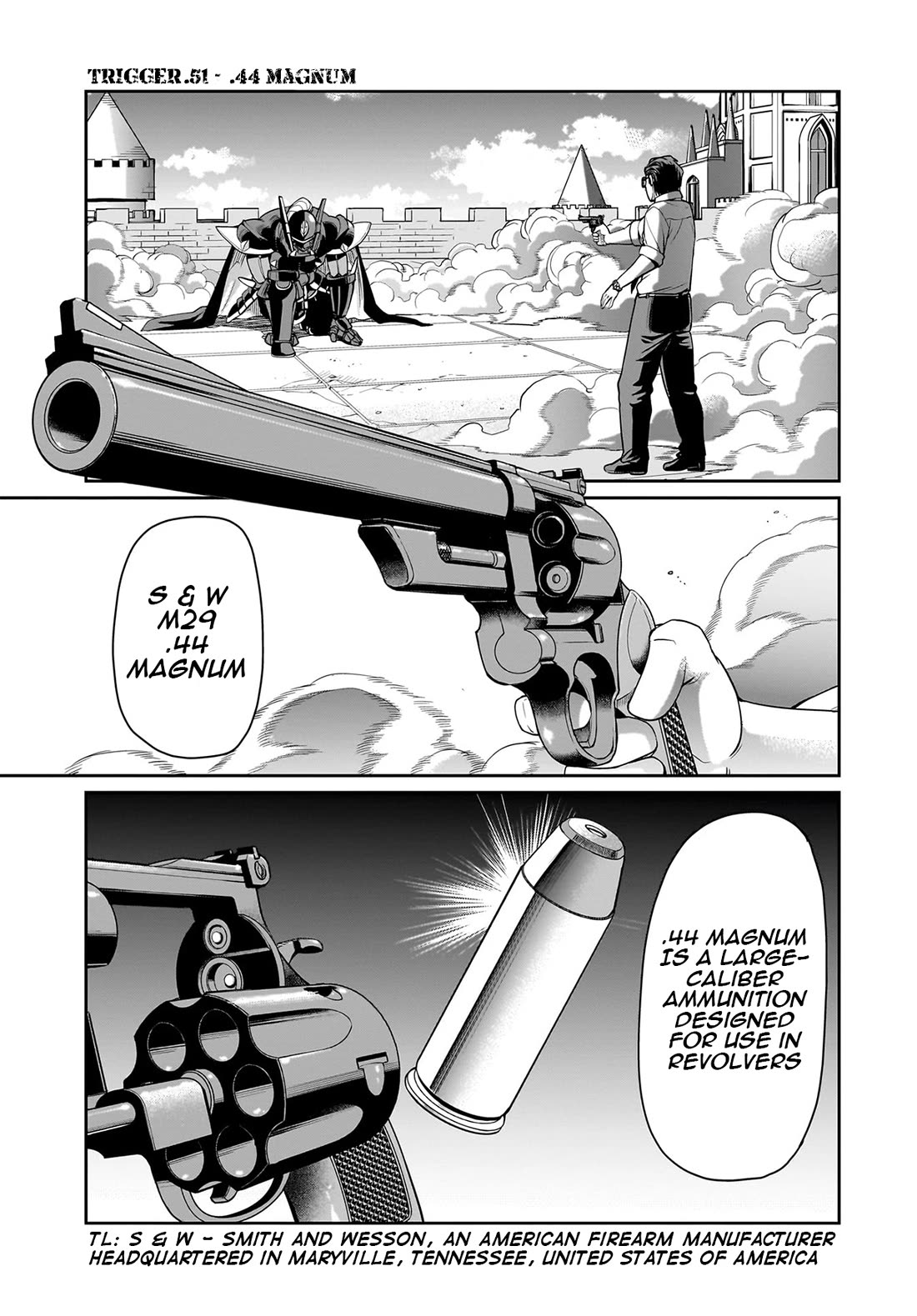 The Gunner's Life of a Middle-aged Man Summoned to Another World and Armed With a Rifle Chapter 51 page 2 - Chapter 51: .44 Magnum