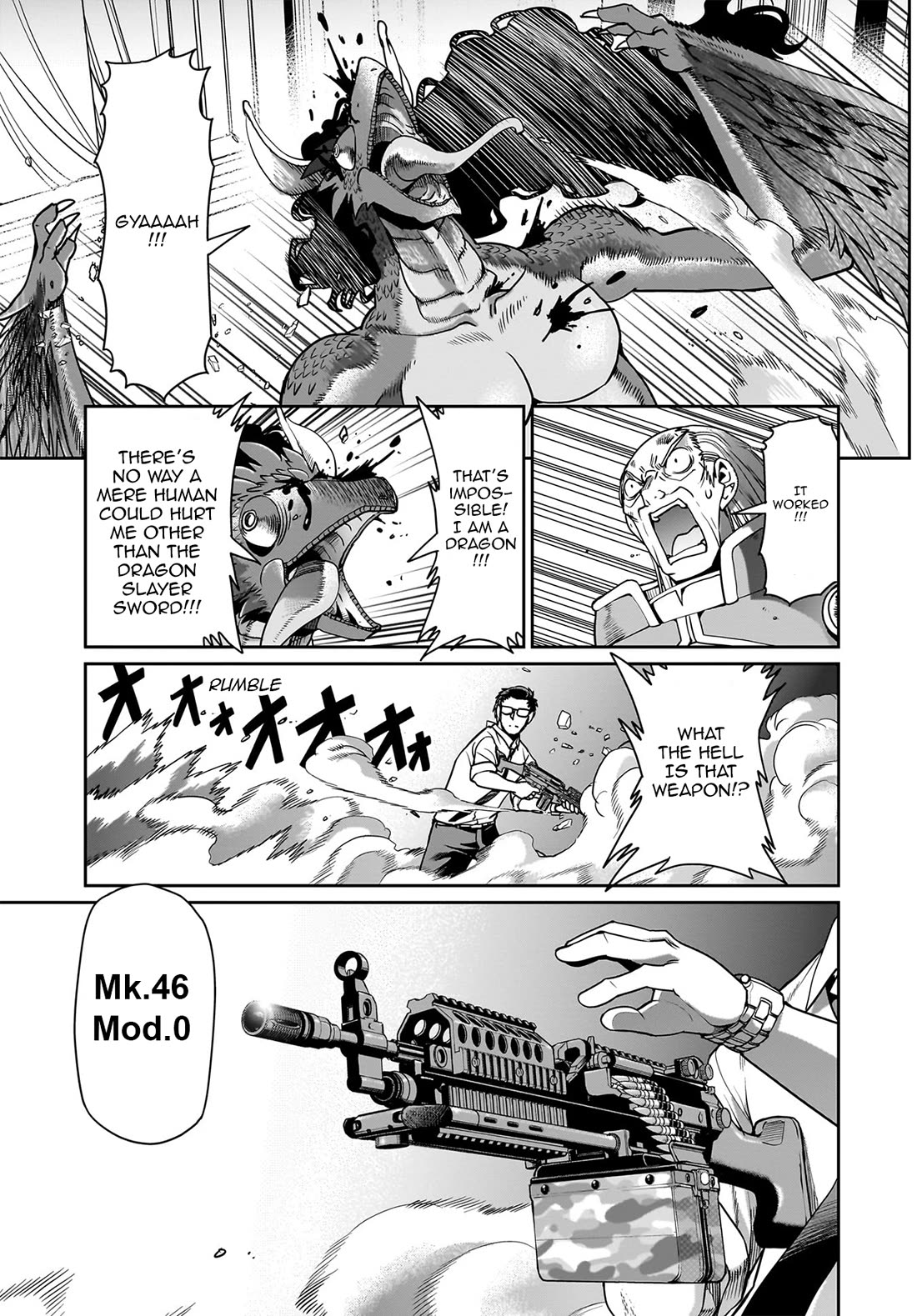 The Gunner's Life of a Middle-aged Man Summoned to Another World and Armed With a Rifle Chapter 57 page 10 - Chapter 57: Gun Vs. Dragon