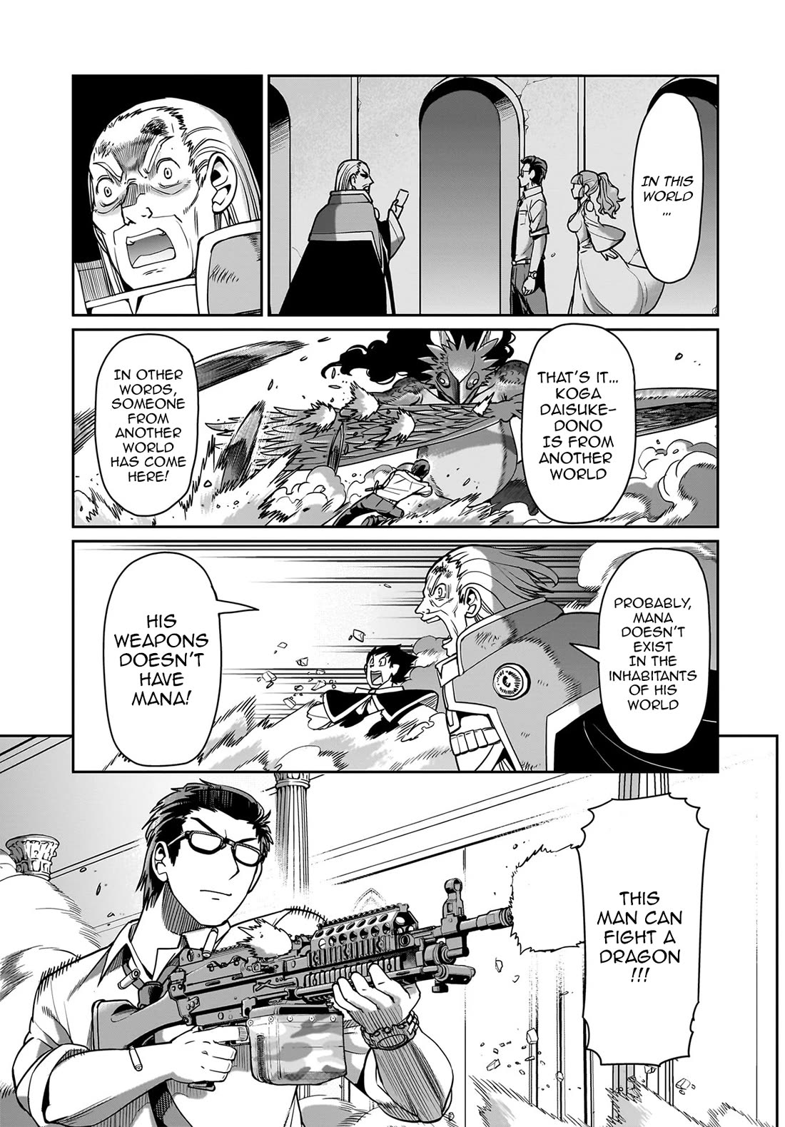 The Gunner's Life of a Middle-aged Man Summoned to Another World and Armed With a Rifle Chapter 57 page 14 - Chapter 57: Gun Vs. Dragon
