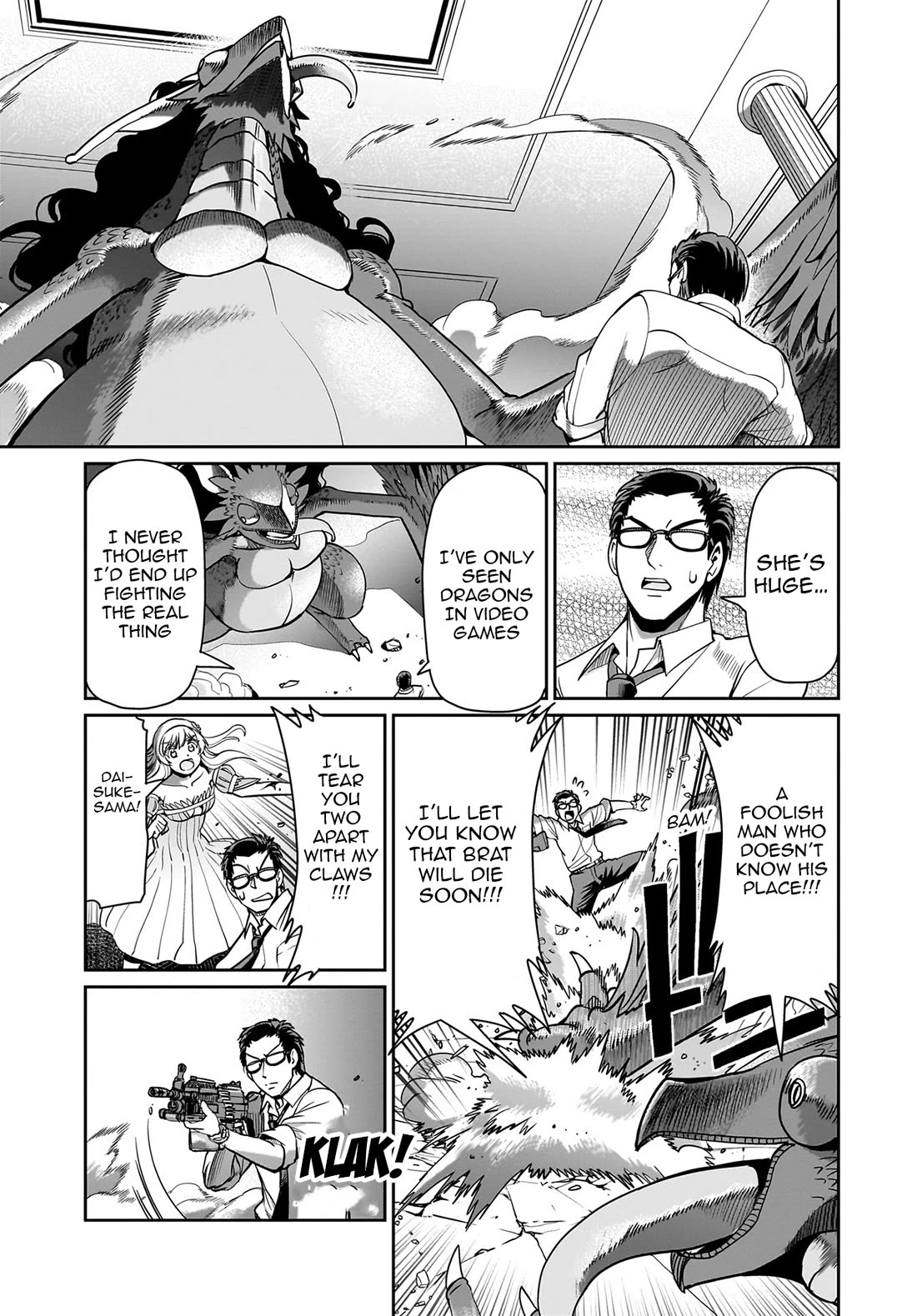 The Gunner's Life of a Middle-aged Man Summoned to Another World and Armed With a Rifle Chapter 57 page 8 - Chapter 57: Gun Vs. Dragon